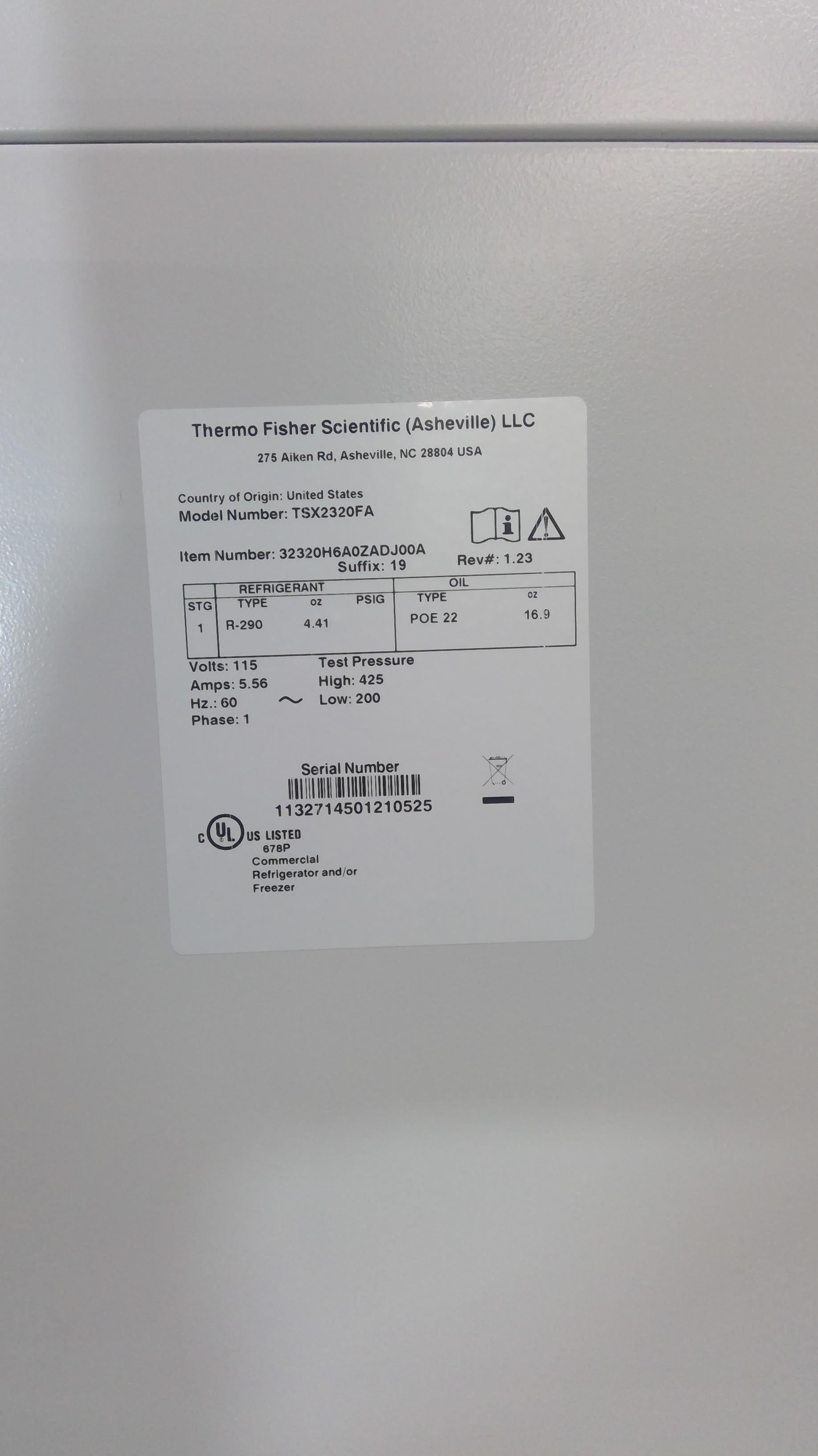Thermo TSX2320FA Manual Defrost Freezer - Variable Speed, ENERGY STAR