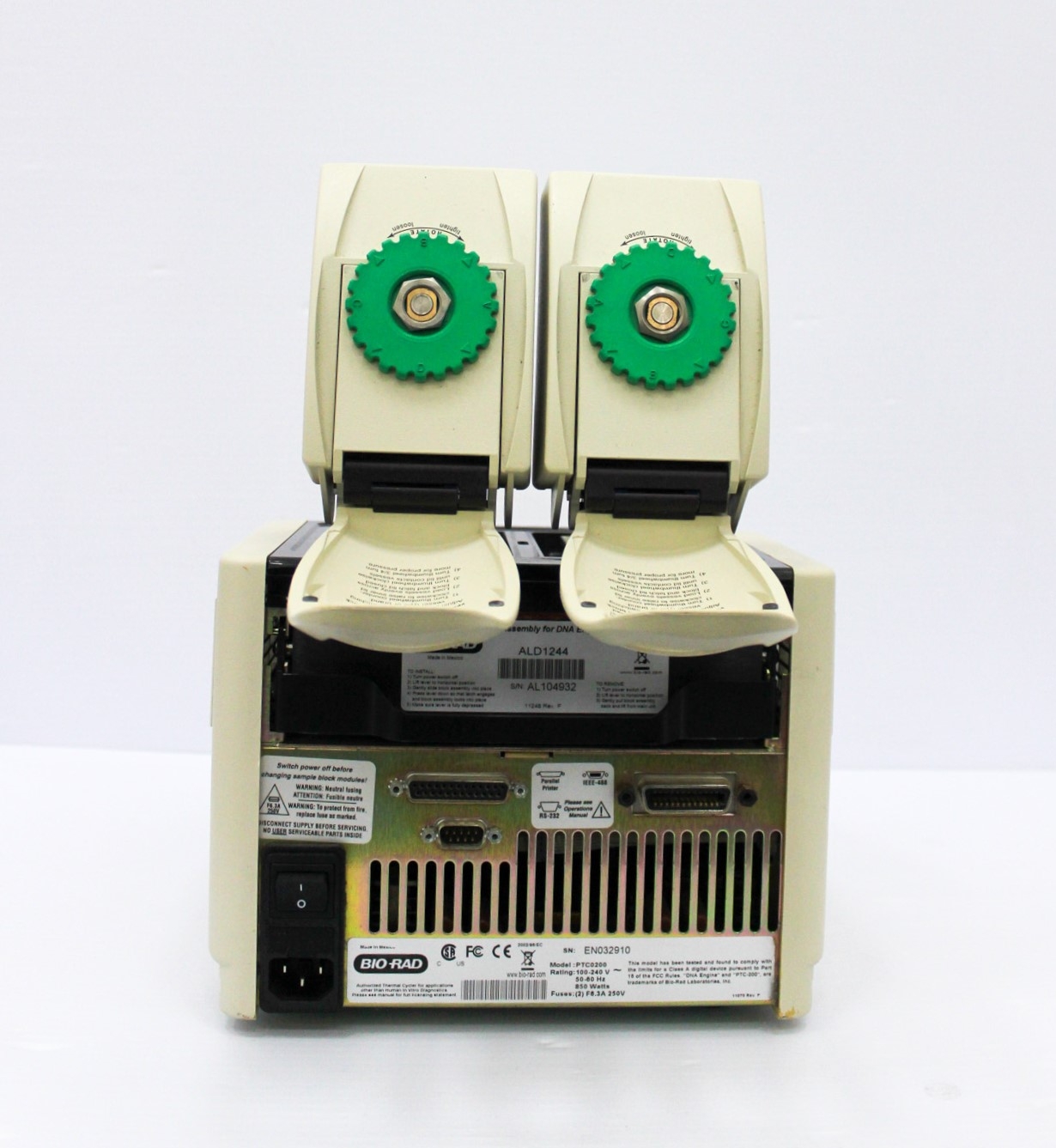 Bio Rad ALD1244 DNA Engine Thermocycler Dual 48 Well With Peltier Effect 105C