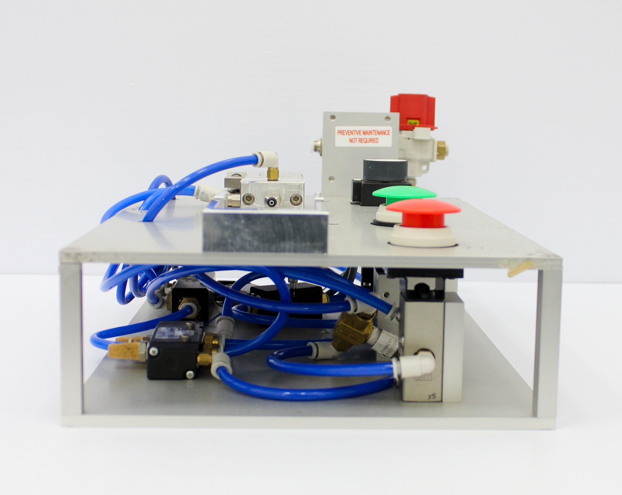 SMC MXS8-30P Custom Stopper Base with Air Slide Table and Regulator System