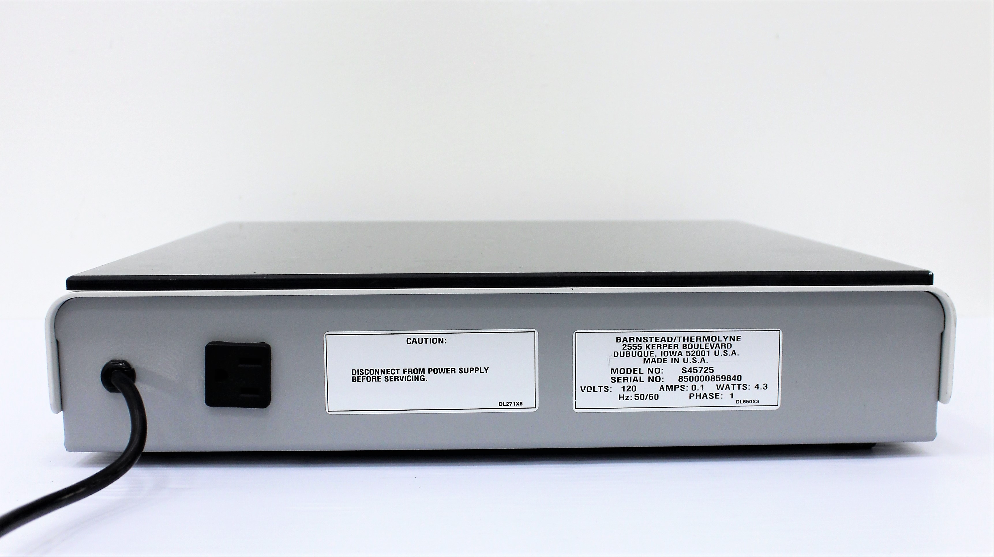 Thermolyne S45725 Multiplace Magnetic Stirrer 1-100 RPM 15x15" Platform