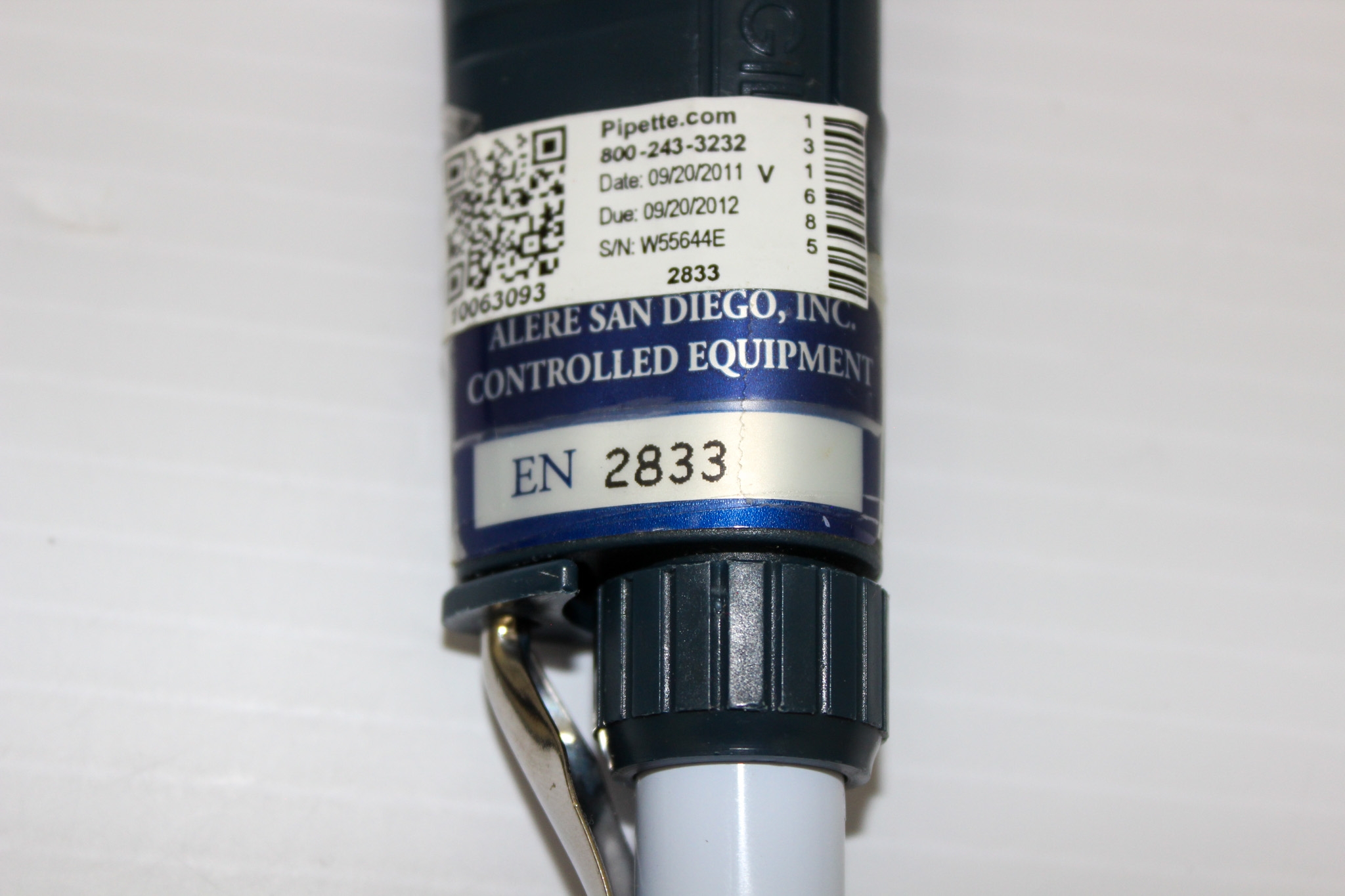 Gilson P1000 Pipetman Manual Pipette 1000ul Adjustable Volume Air Displacement