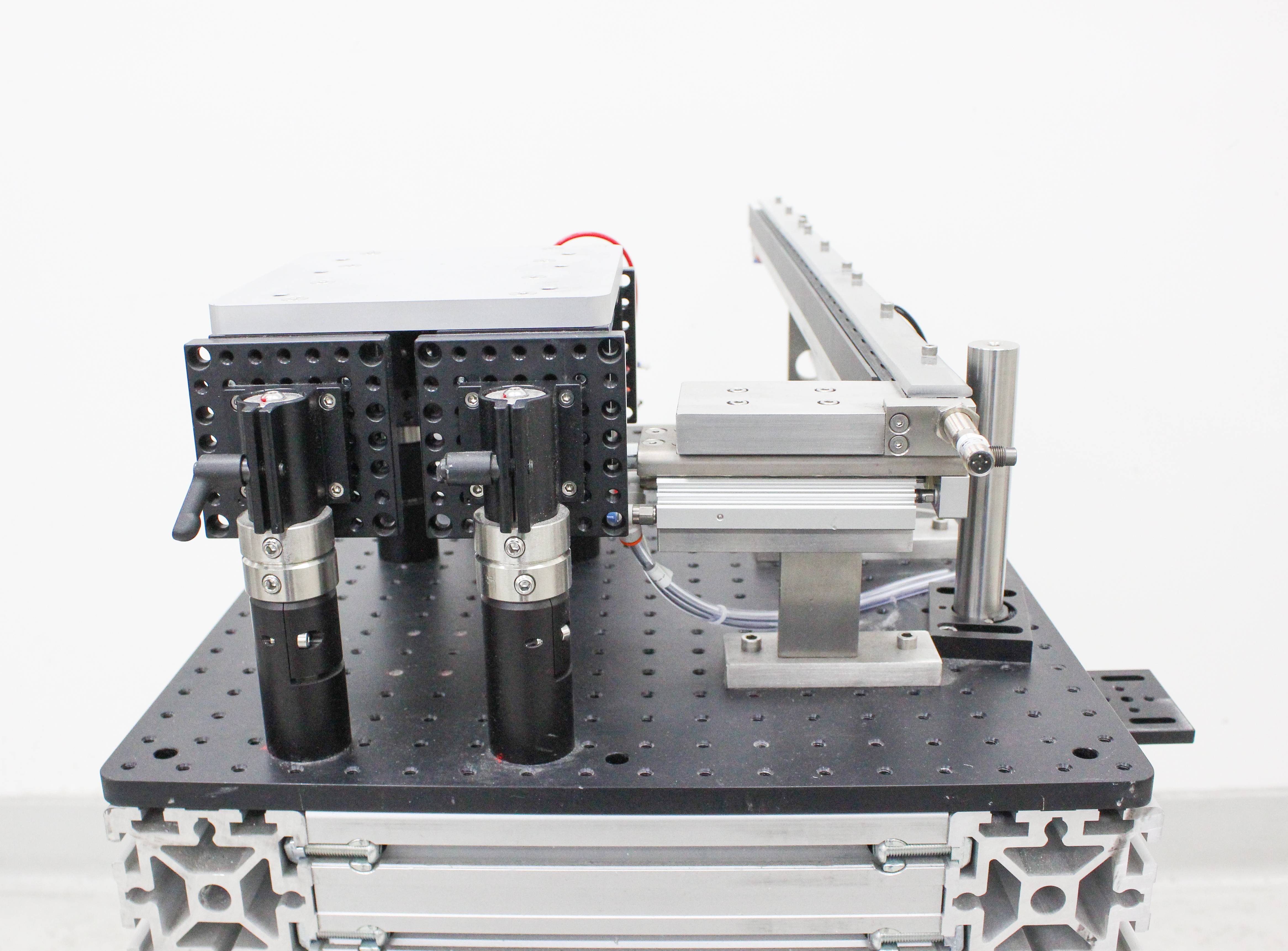 BASE Custom Optical Cart Analytical Accessory with Breadboard on Casters