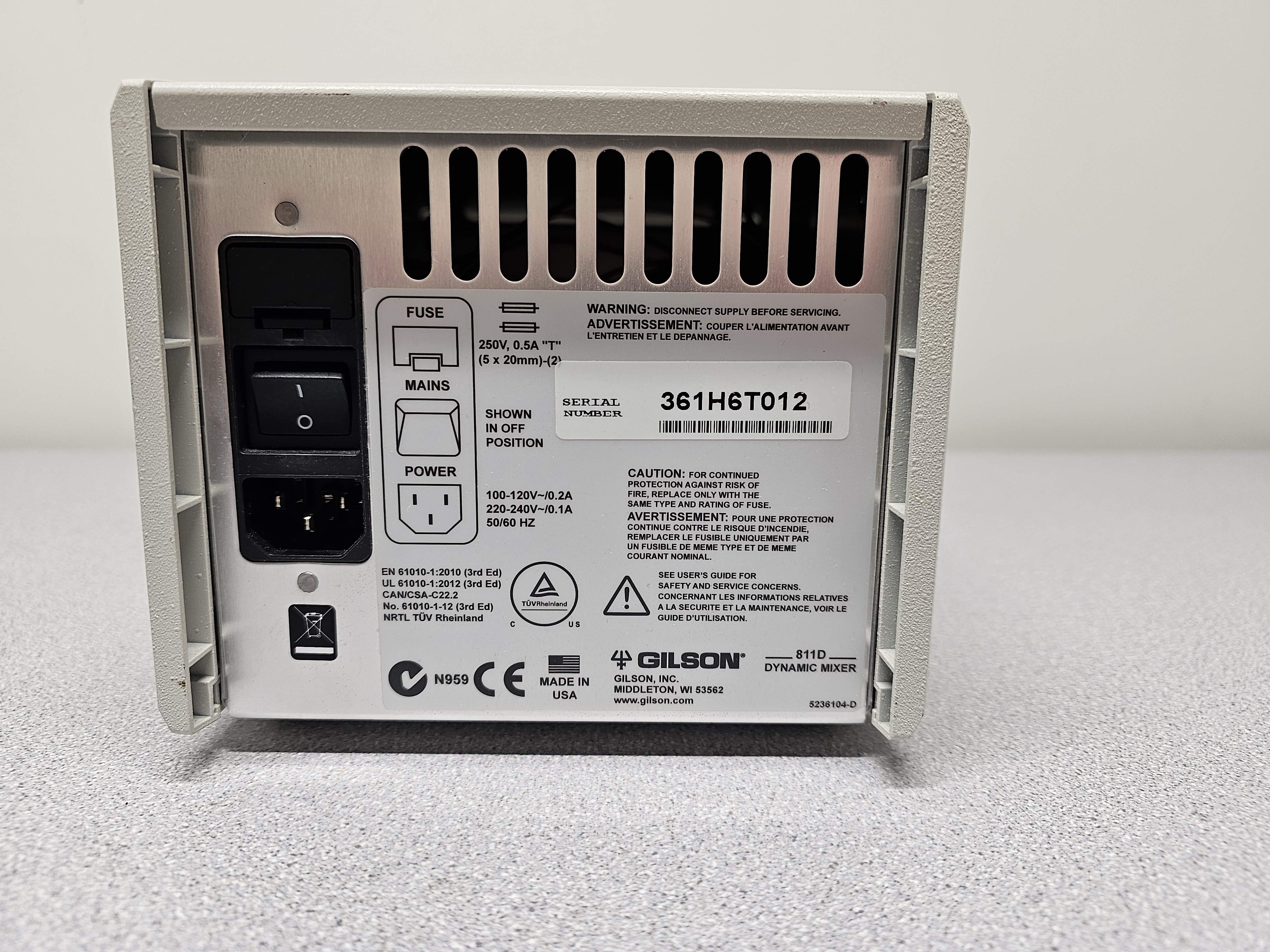 Gilson 811D HPLC Mixer Single-Piston High-Efficiency Liquid Handling