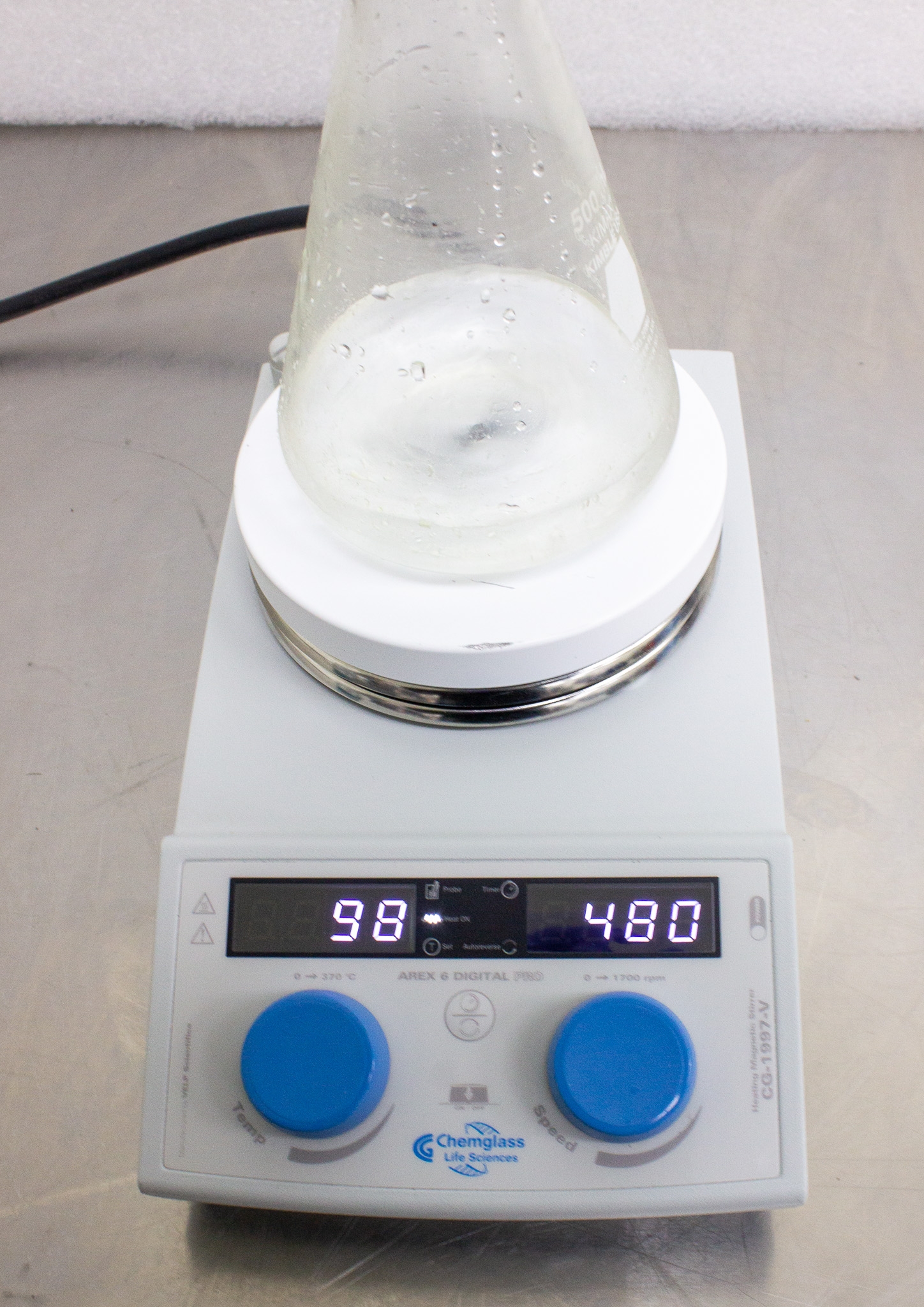 Velp AREX 6 Digital Heating Magnetic Stirrer Room to 370C 30-1700RPM Used