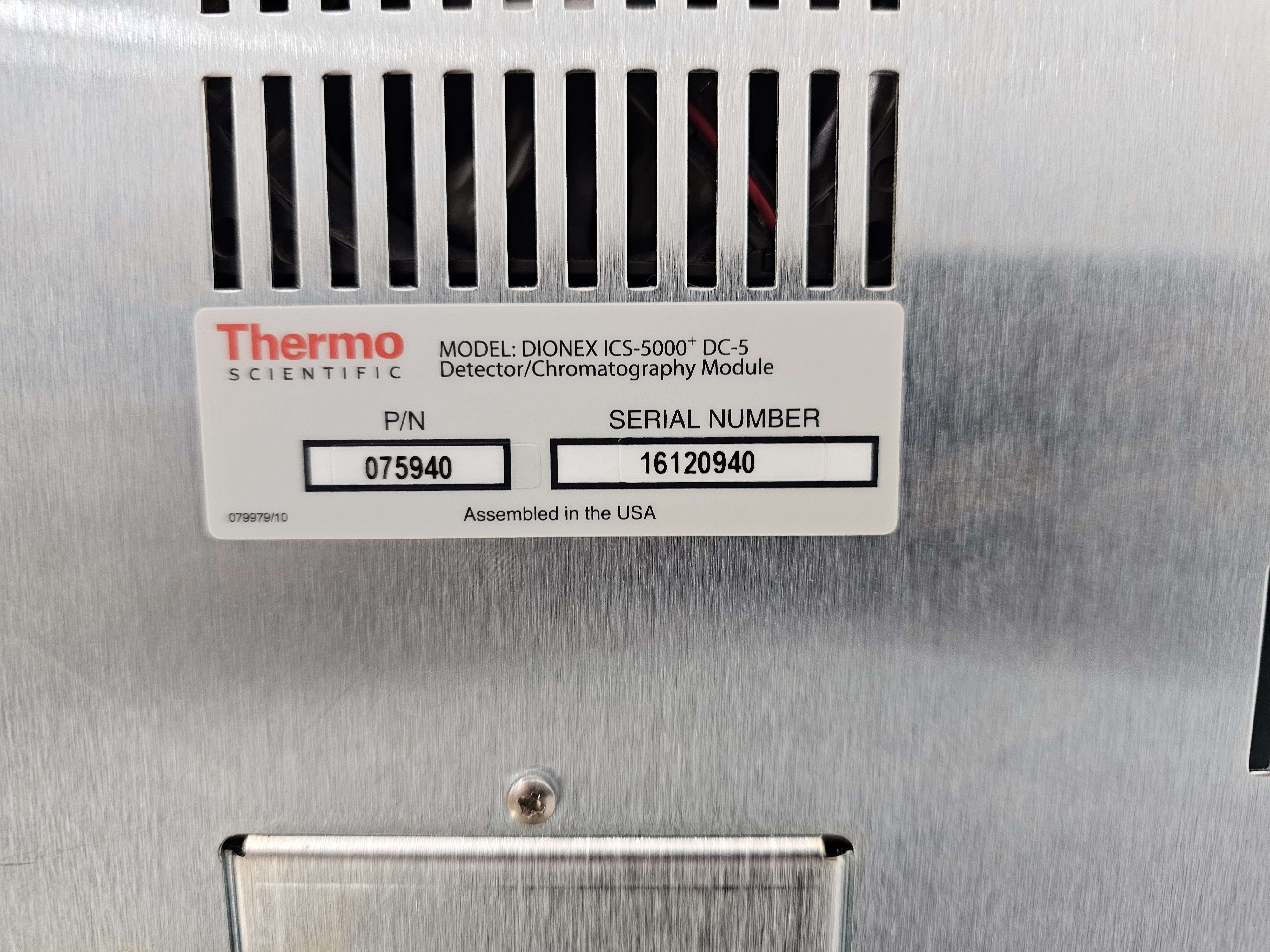 Thermo Dionex ICS-5000 HPLC System Analytical Chromatography Detectors