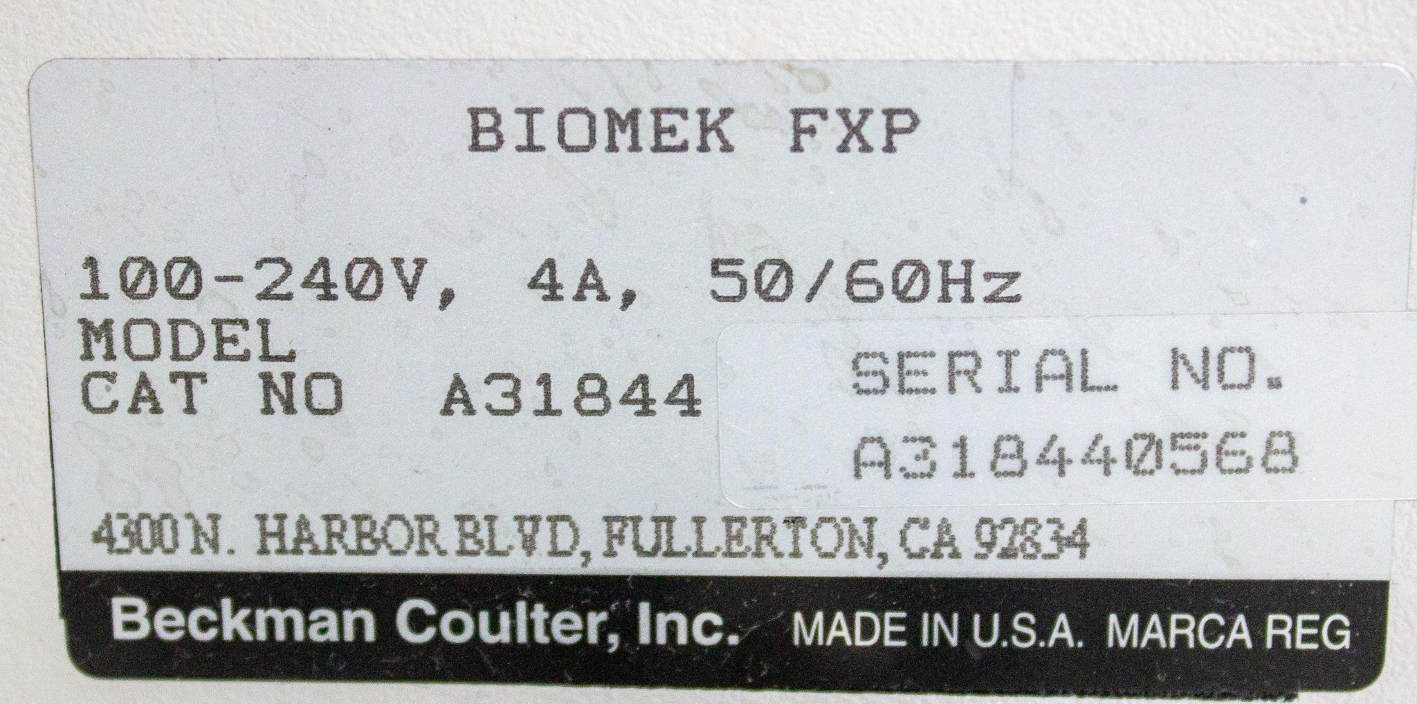 Beckman Biomek FXP Liquid Handler Automated 96 & Span-8 Dual Arm System