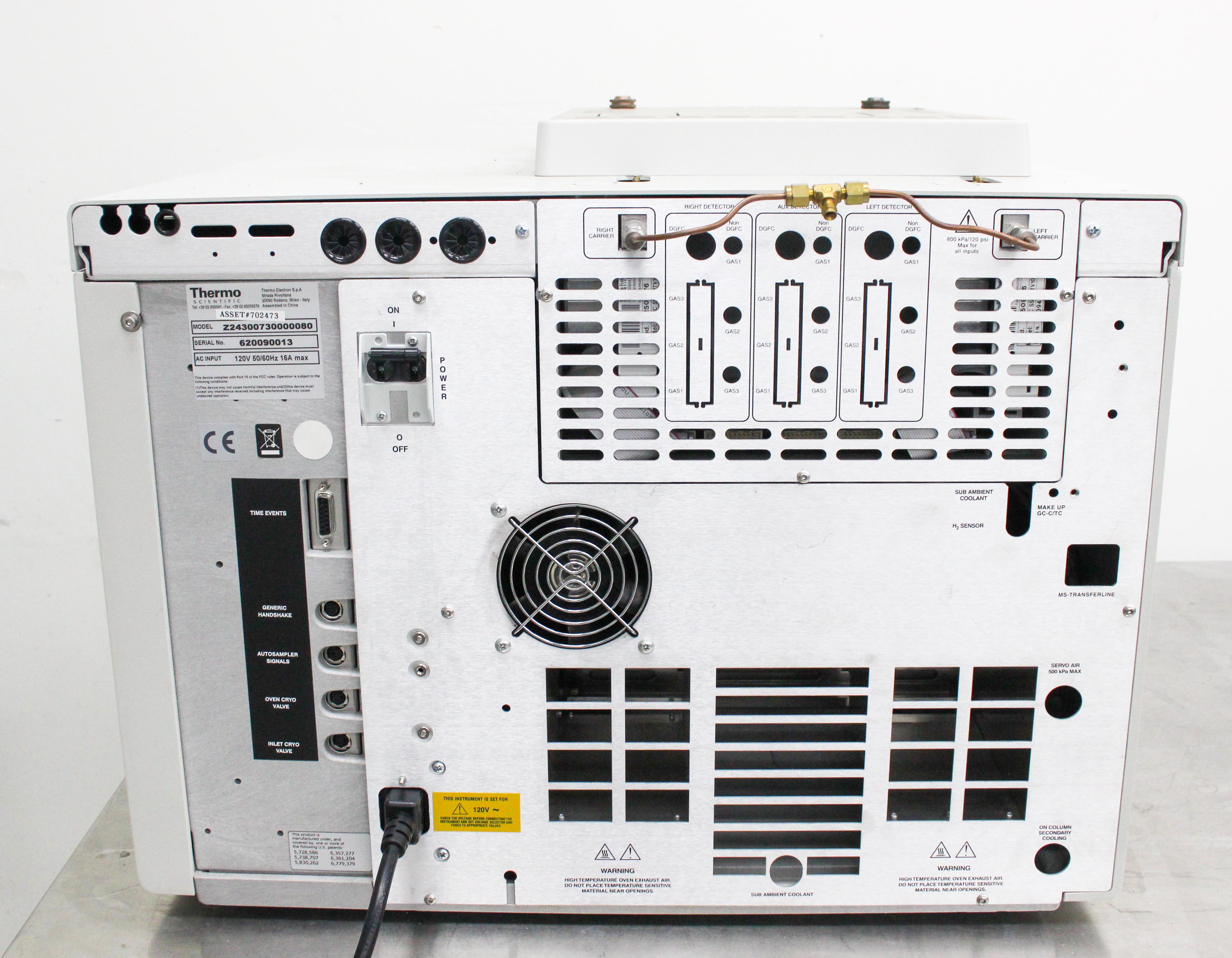 Thermo Trace GC Ultra Gas Chromatograph Multi-Channel 450C Used