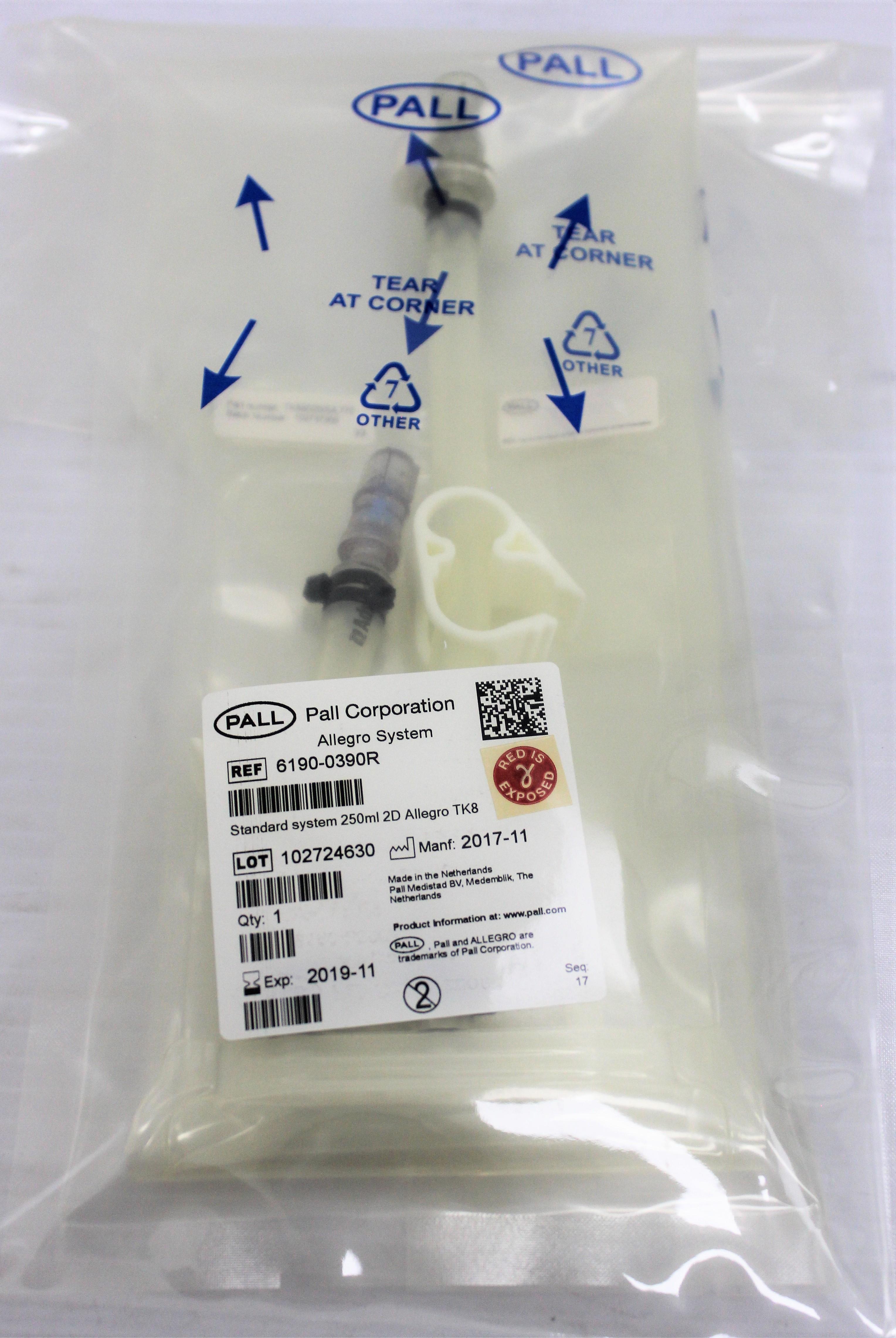 Pall Allegro System Bioreactor Accessory 250mL Medical Grade ADCF TK8