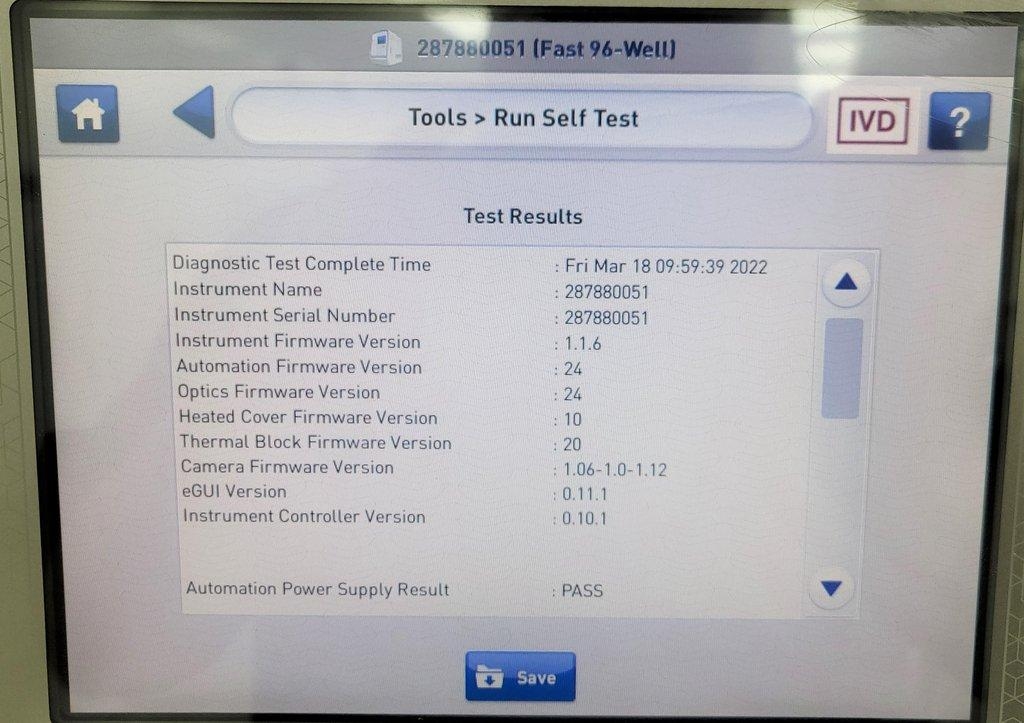 ABI 4470660 Real Time PCR Analyzer 96 Well IVD & TDM Modes High Sensitivity