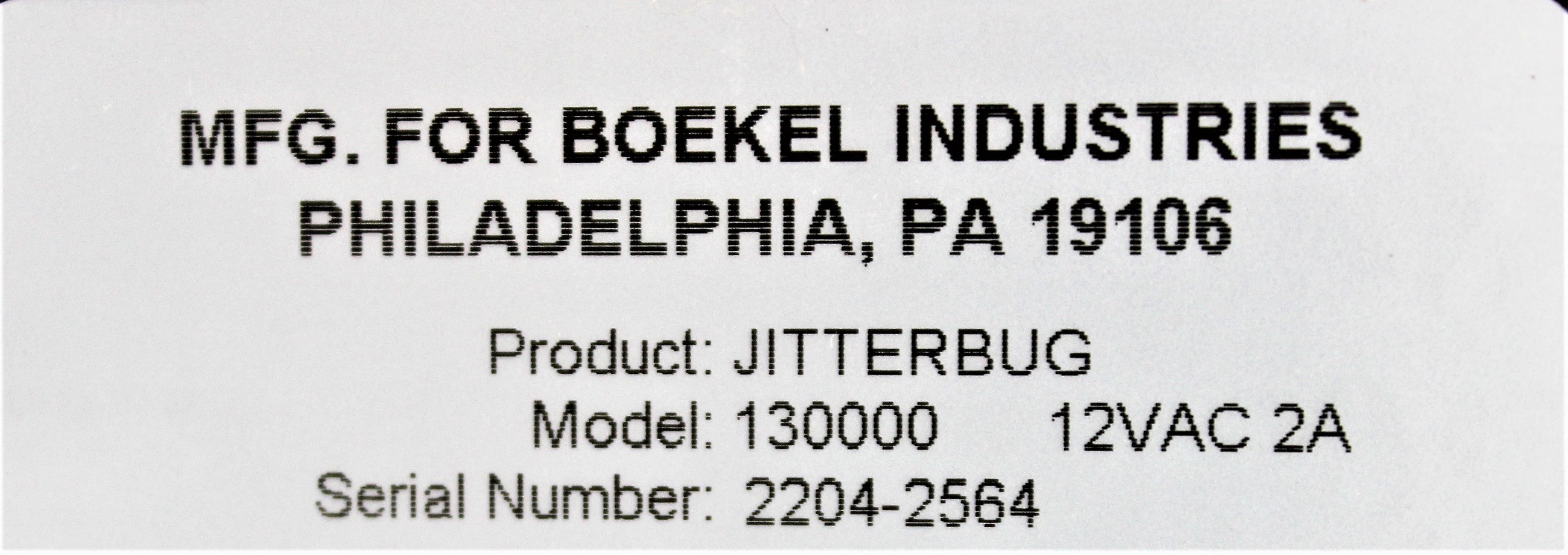 Boekel 130000 Jitterbug Incubated Microplate Shaker 575-1500 RPM Used