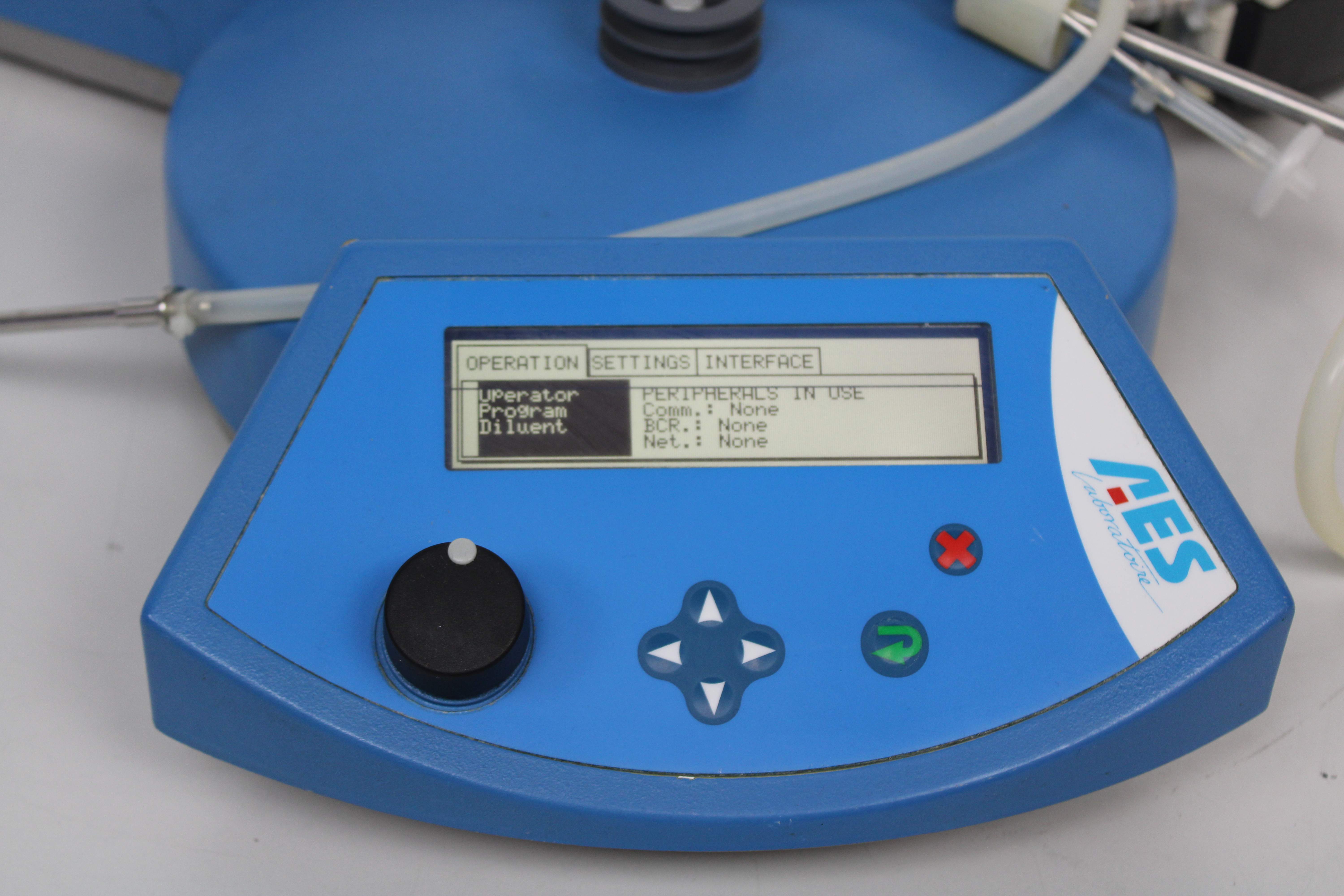 AES Dilumat 4 Automated Gravimetric Diluter Microbiology 1500g Capacity Used