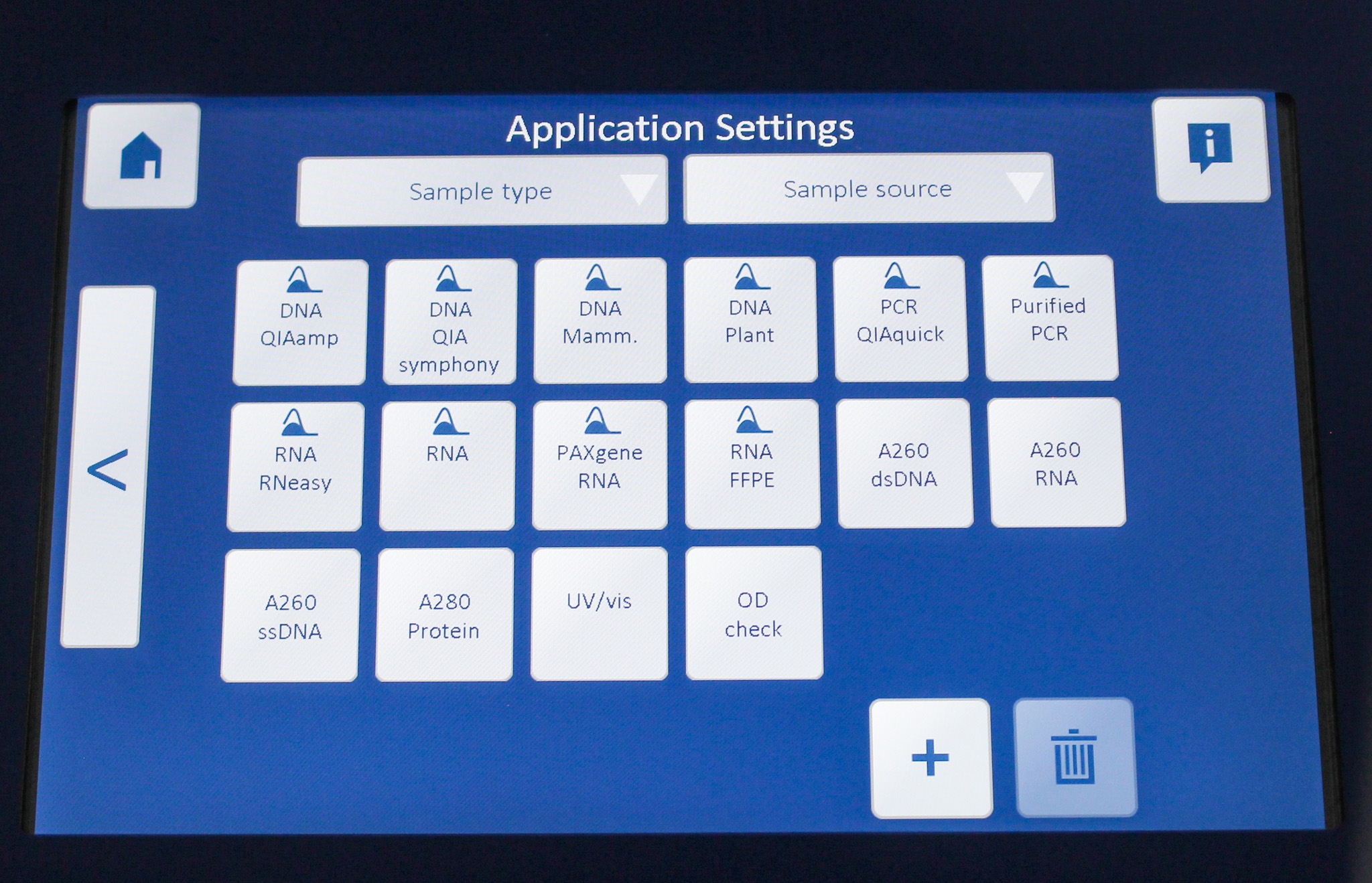 Qiagen QIAxpert Spectrometer UV-Vis Protein DNA RNA Quantification 16 Sample