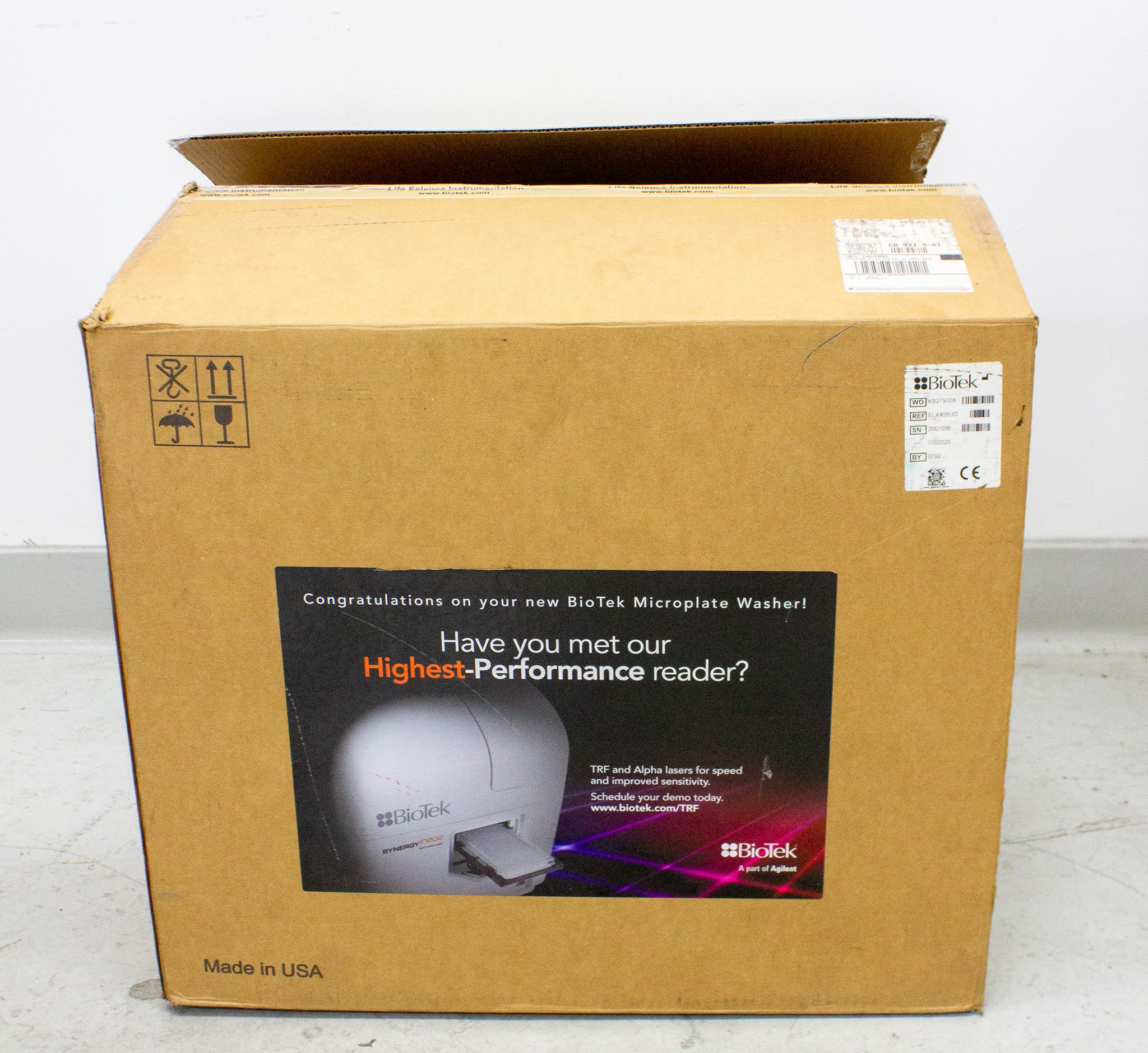 Biotek ELX405UD Microplate Washer 96/384-Well Deep/Standard Plates