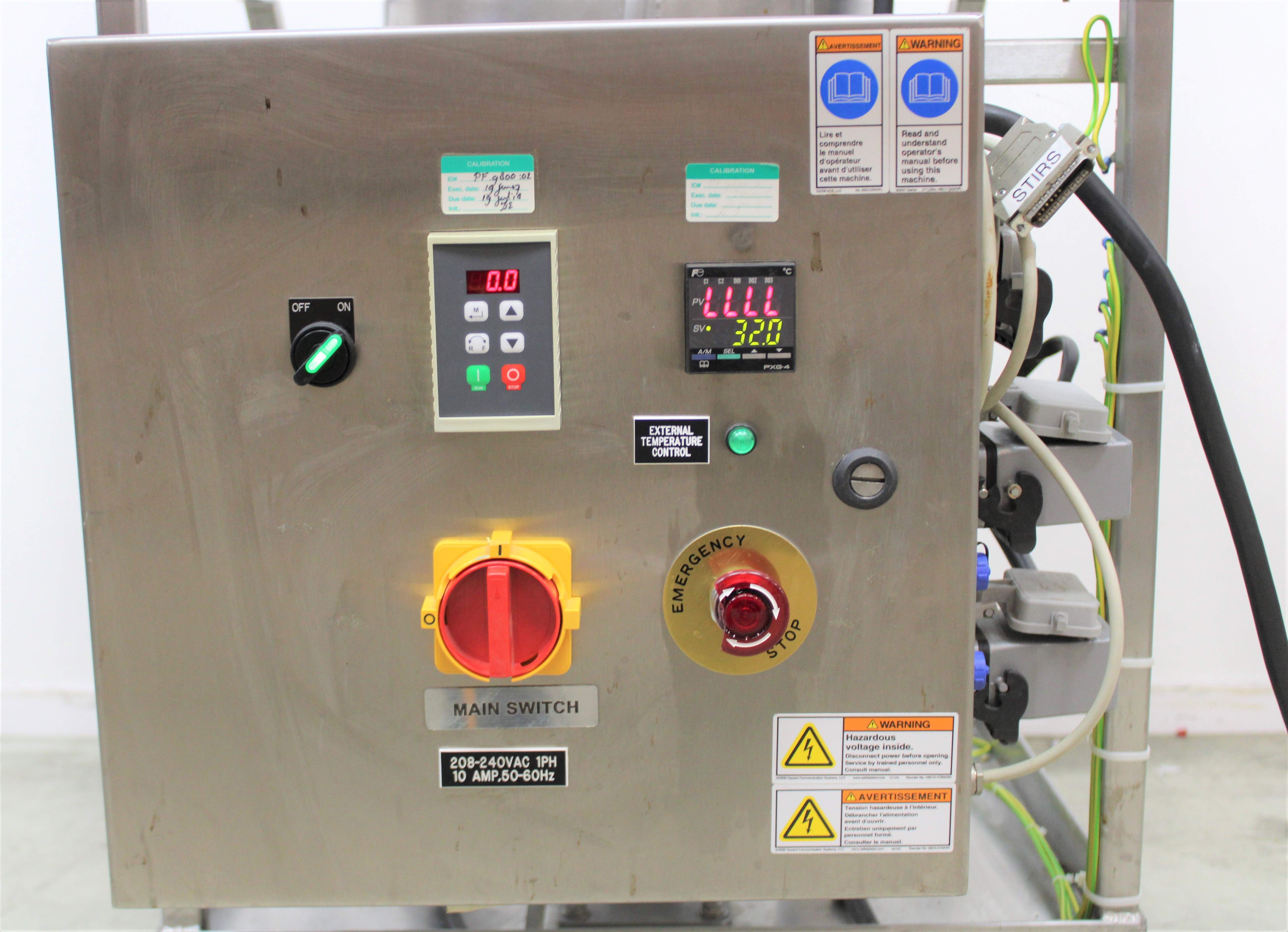 HyClone SV50171.02 Bioreactor 50L Single-Use GTR Motor Process Fair Cond