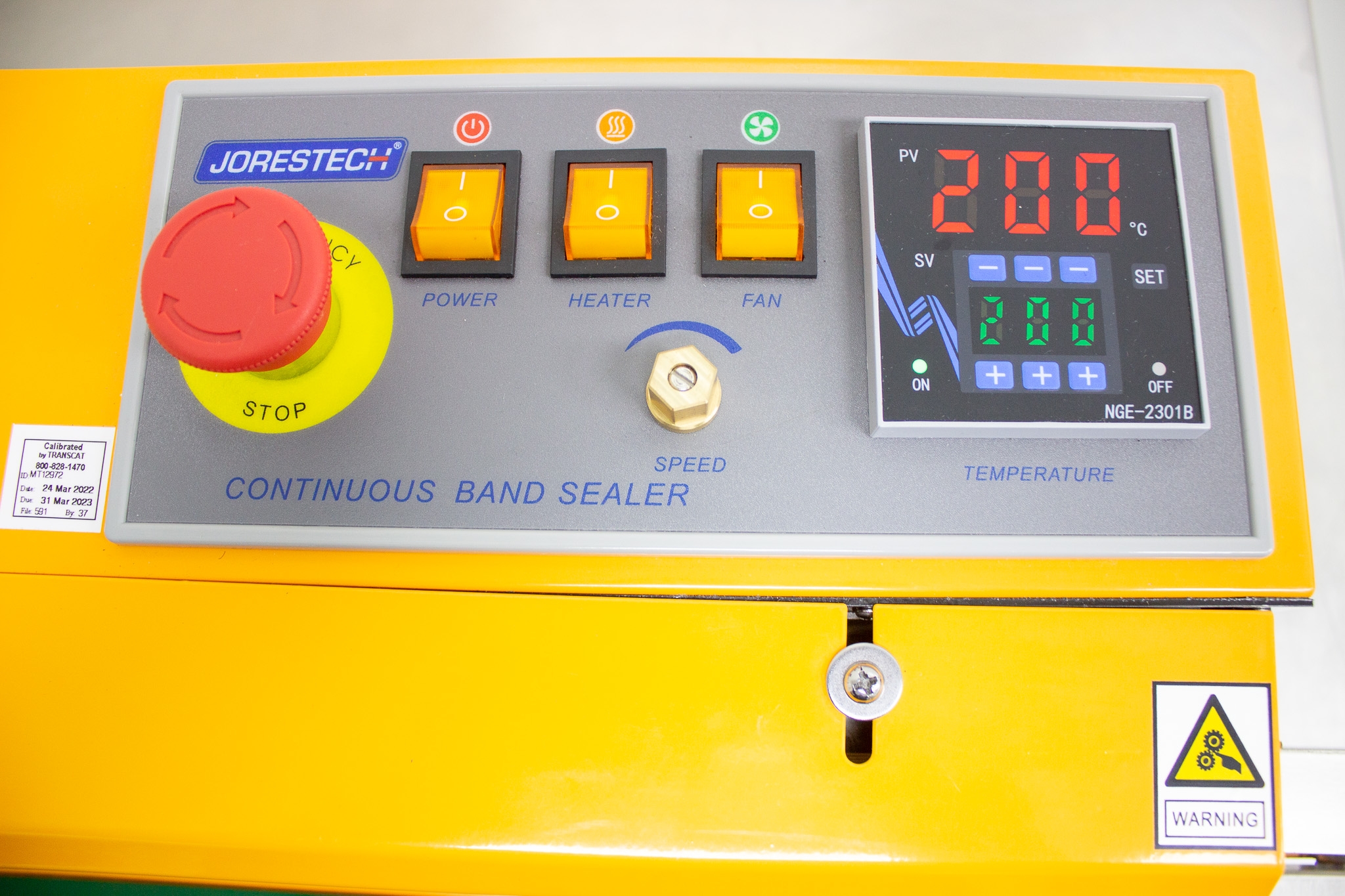 Jorestech E-CBS-630D Sealer Packager 57 ft/min PID Temp Control