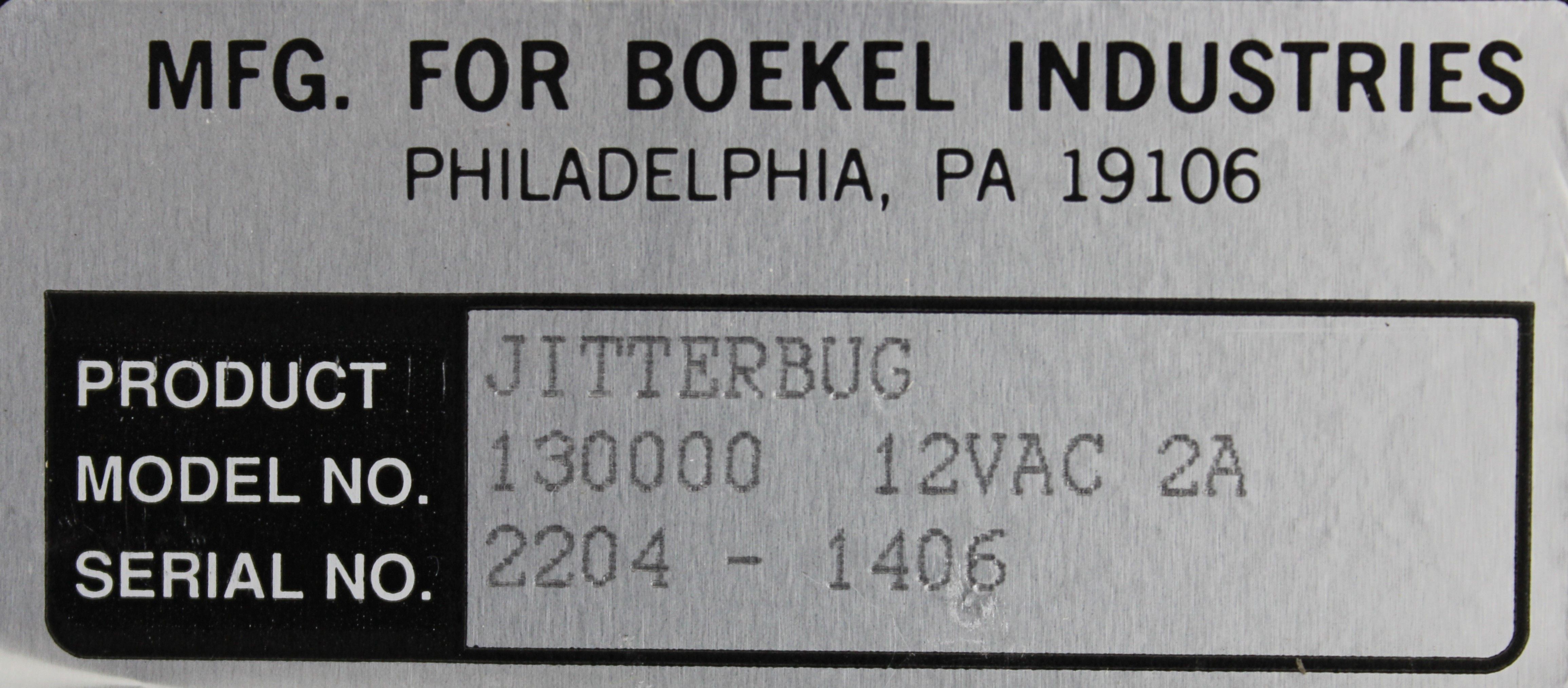 Boekel 130000 Jitterbug Incubator Shaker, Heated Microplates 1500 RPM