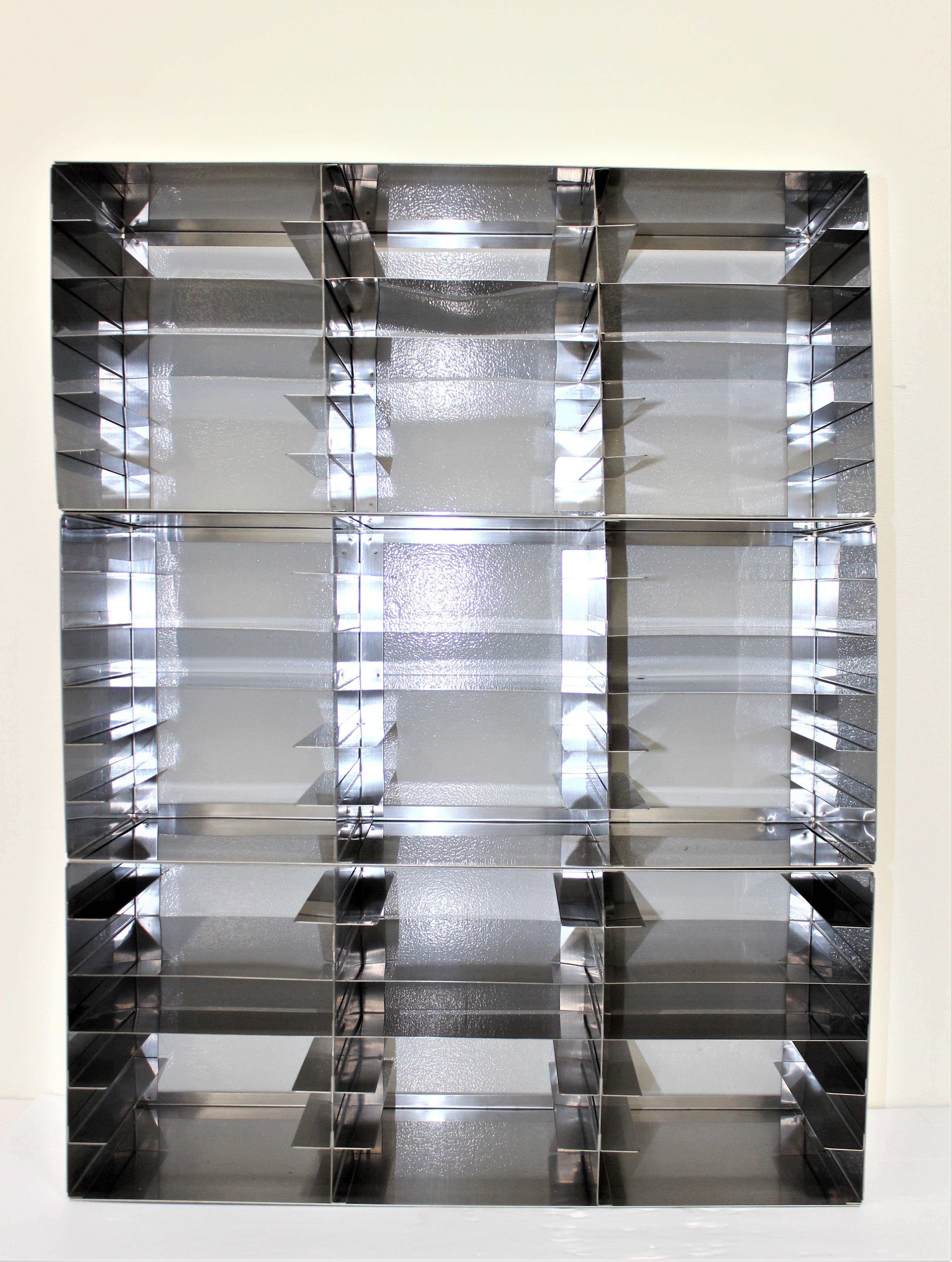 Stainless Upright Freezer Rack ULT Holds 18 boxes Used -80C Corrosion Resistant