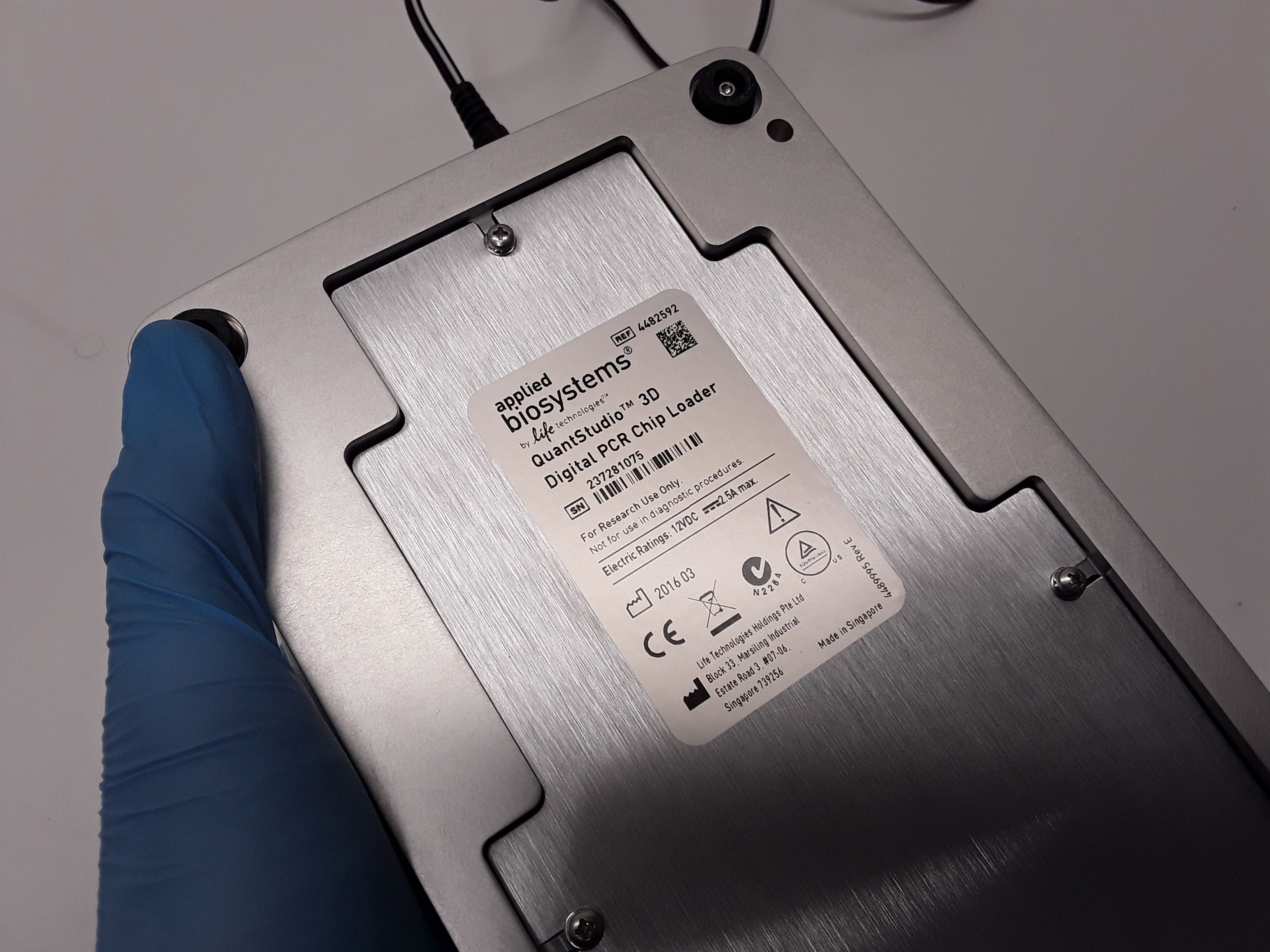 ABI QuantStudio 3D Digital PCR Chip Loader 4482592 Turnkey 120V/220V Use