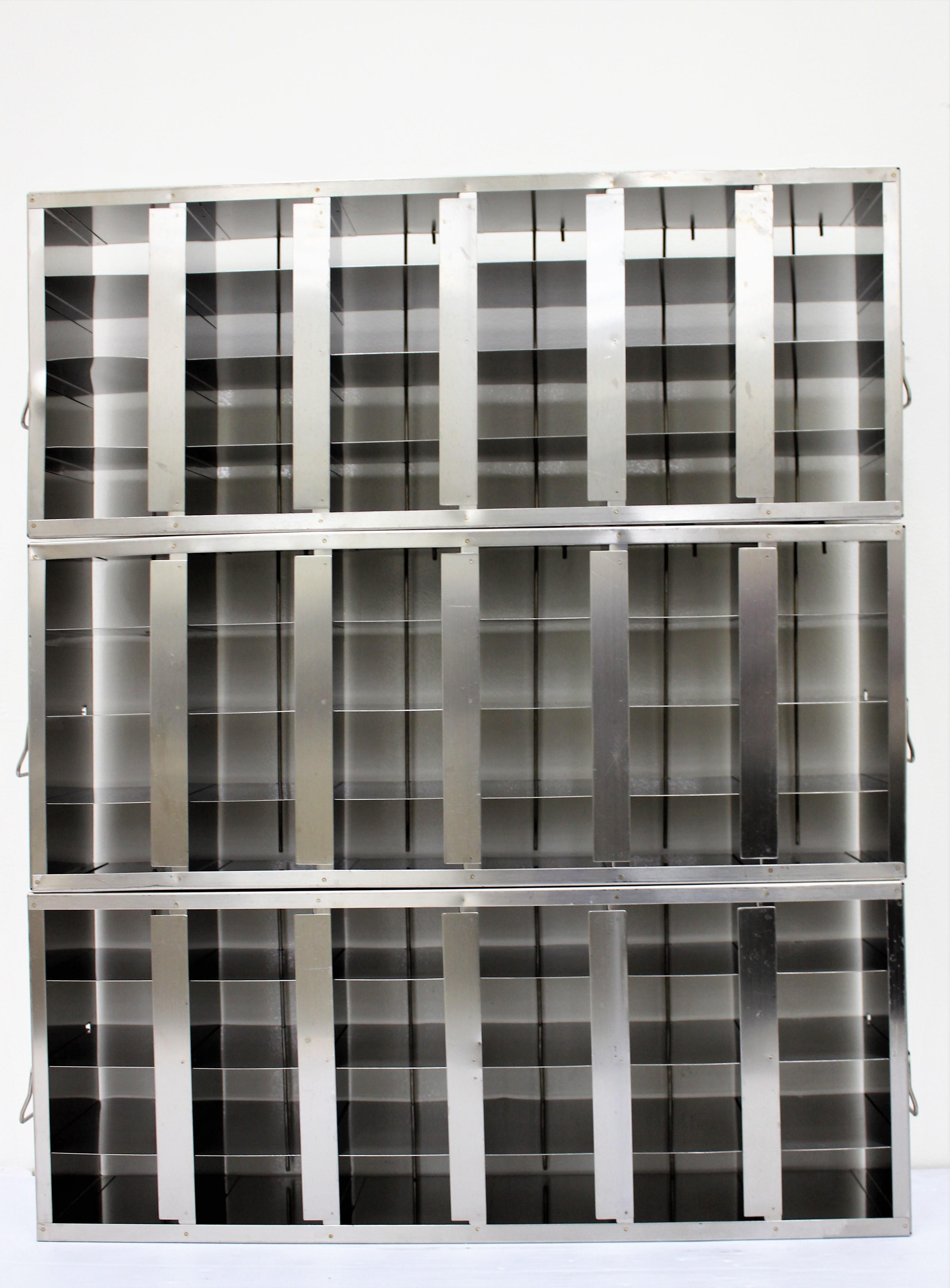 VWR 89214-716 Rack Upright ULT Freezer Racks 6x4 Stainless Steel 24 Boxes -80C