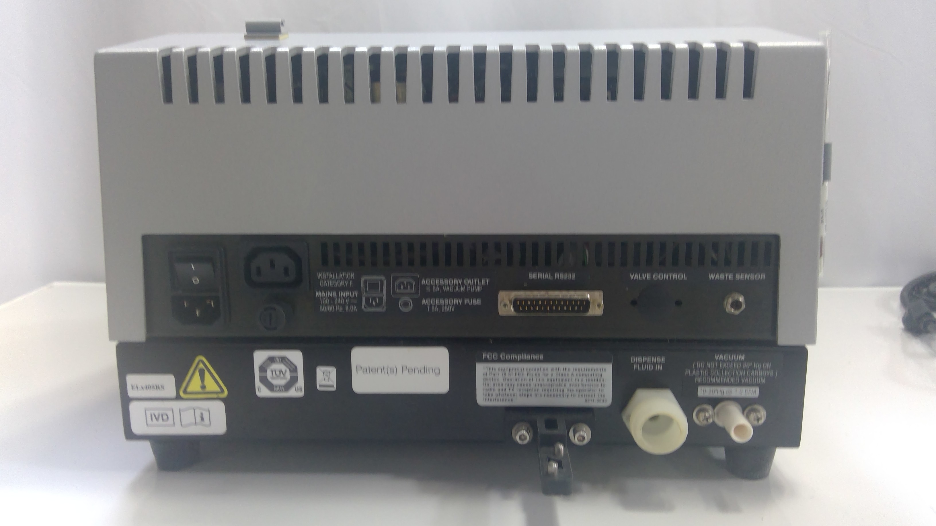 Bio-Tek ELx405 Plate Washer for 96 Well Plates with Shaking and Cleaning