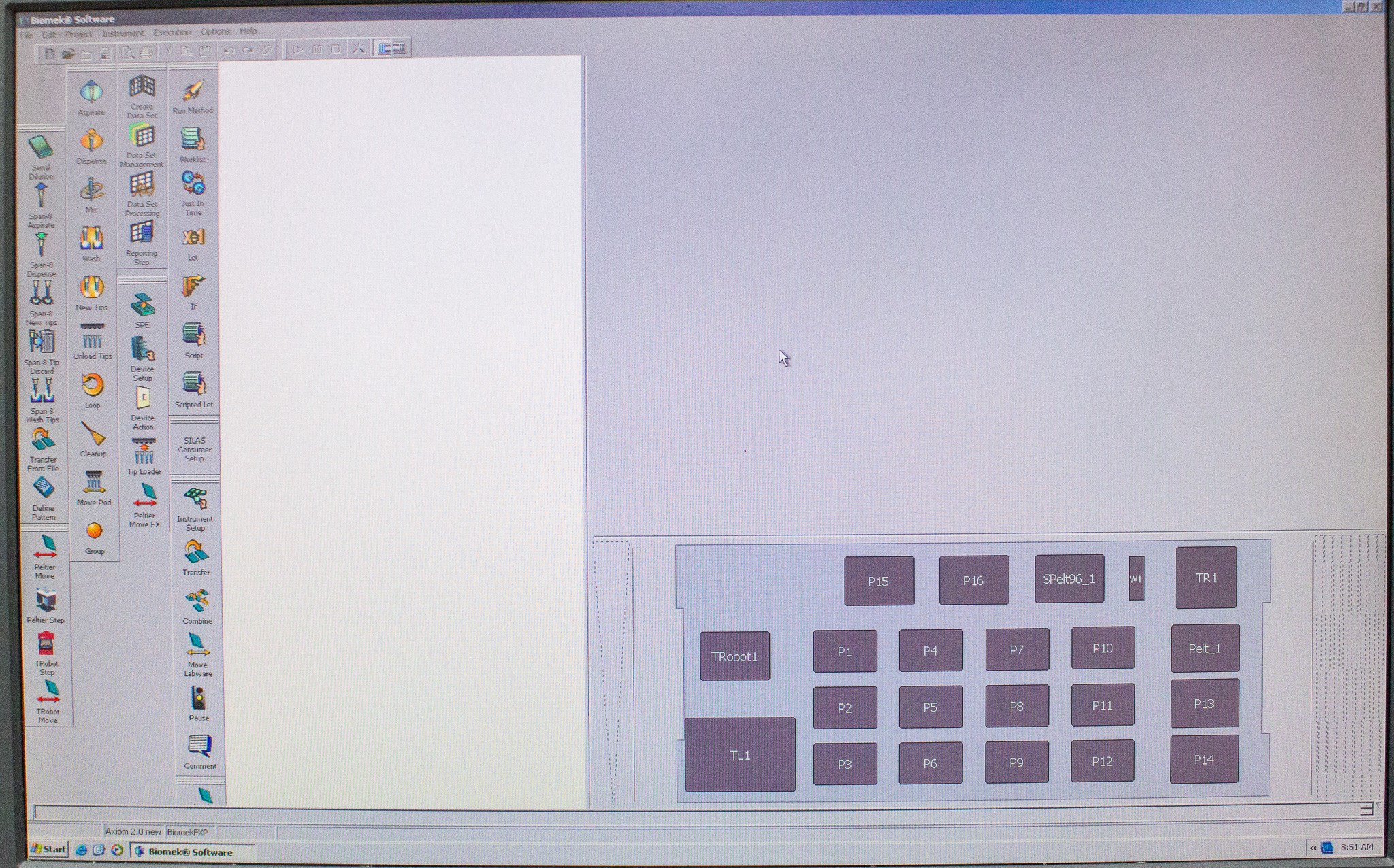 Beckman Biomek FXP Liquid Handler Dual Arm Automated System Includes PC/Software