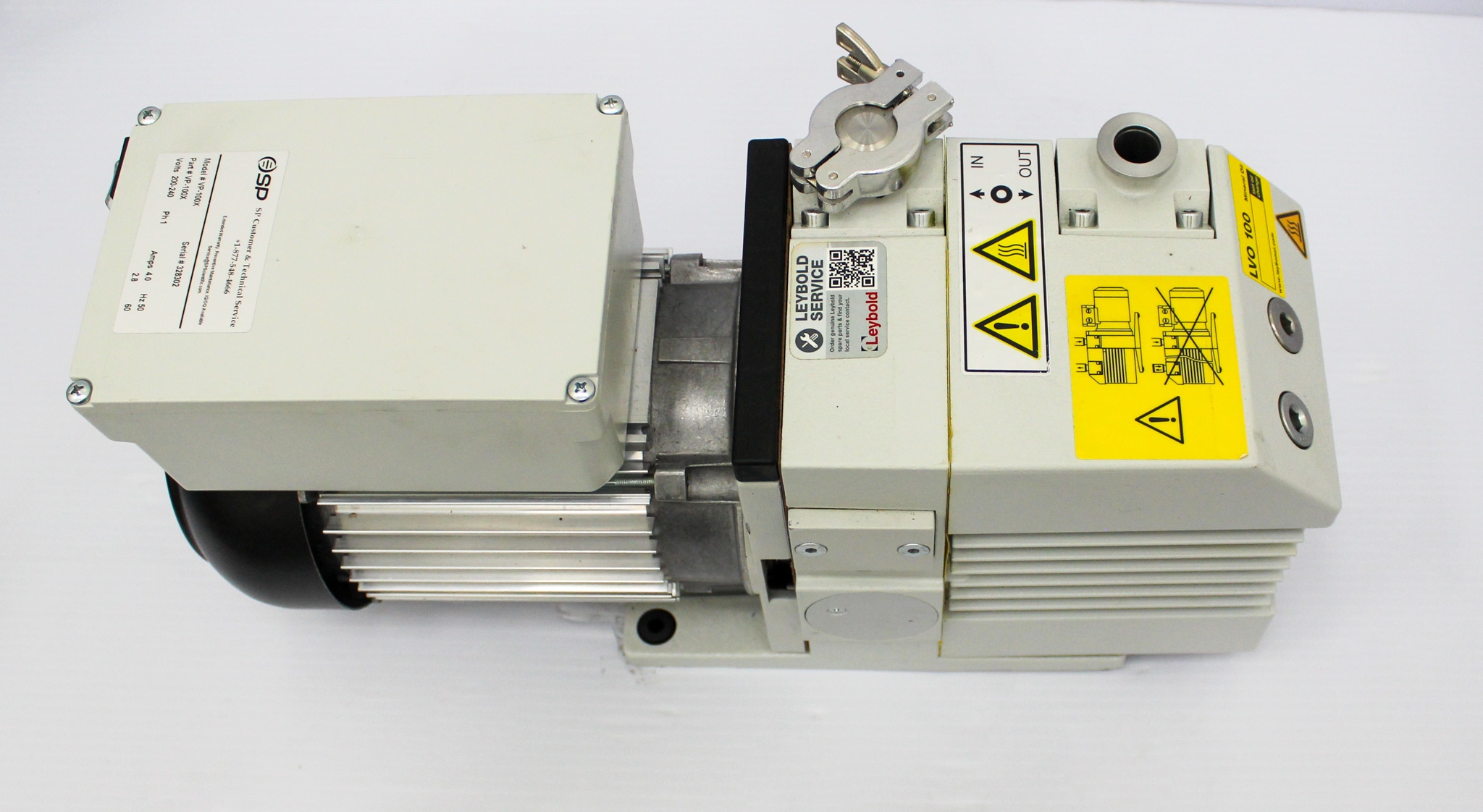 Trivac D4B Vacuum Pump Low Vibration 4.8m3h USA 120V/220V Air Cooling