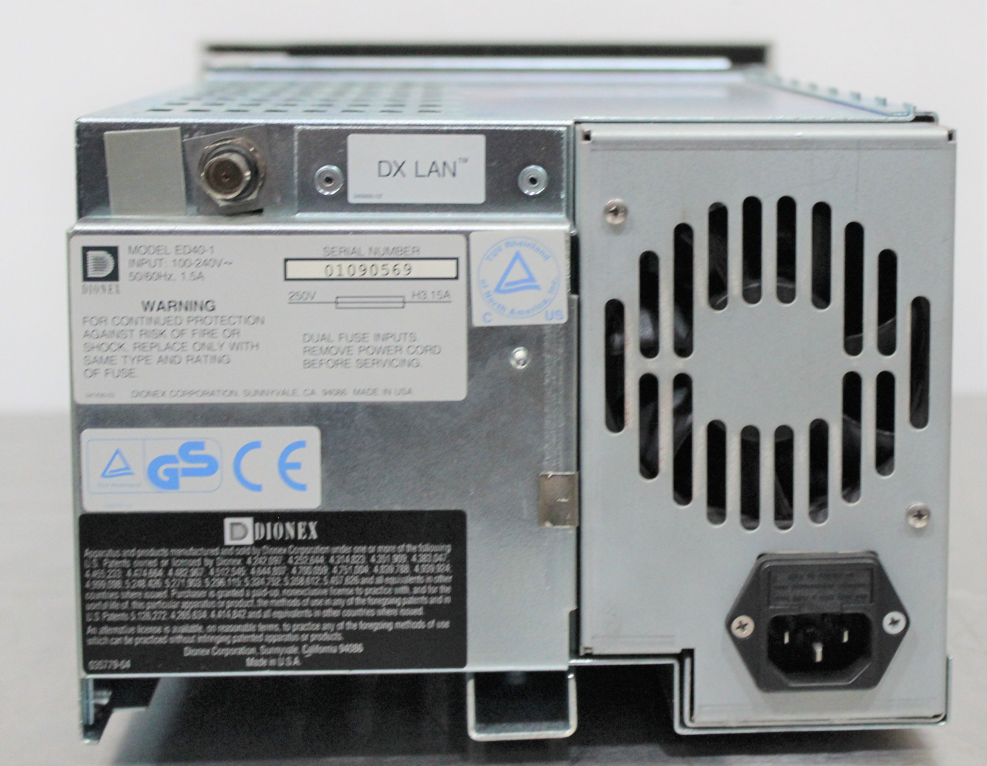 Dionex ED40-1 Electrochemical Detector Analytical Laboratory Use