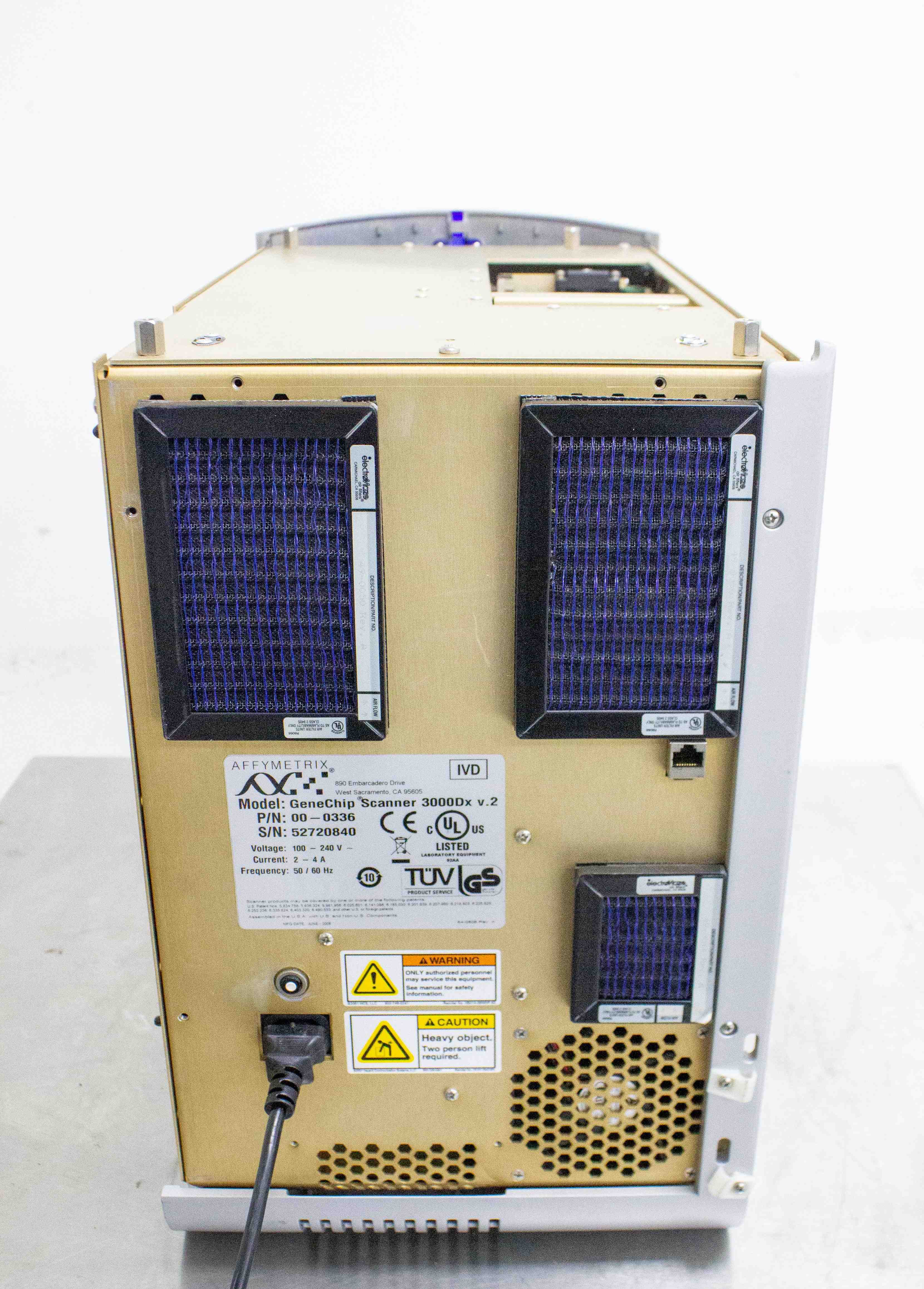 Affymetrix GeneChip 3000Dx V2 Microarray High-Resolution Clinical Scanner