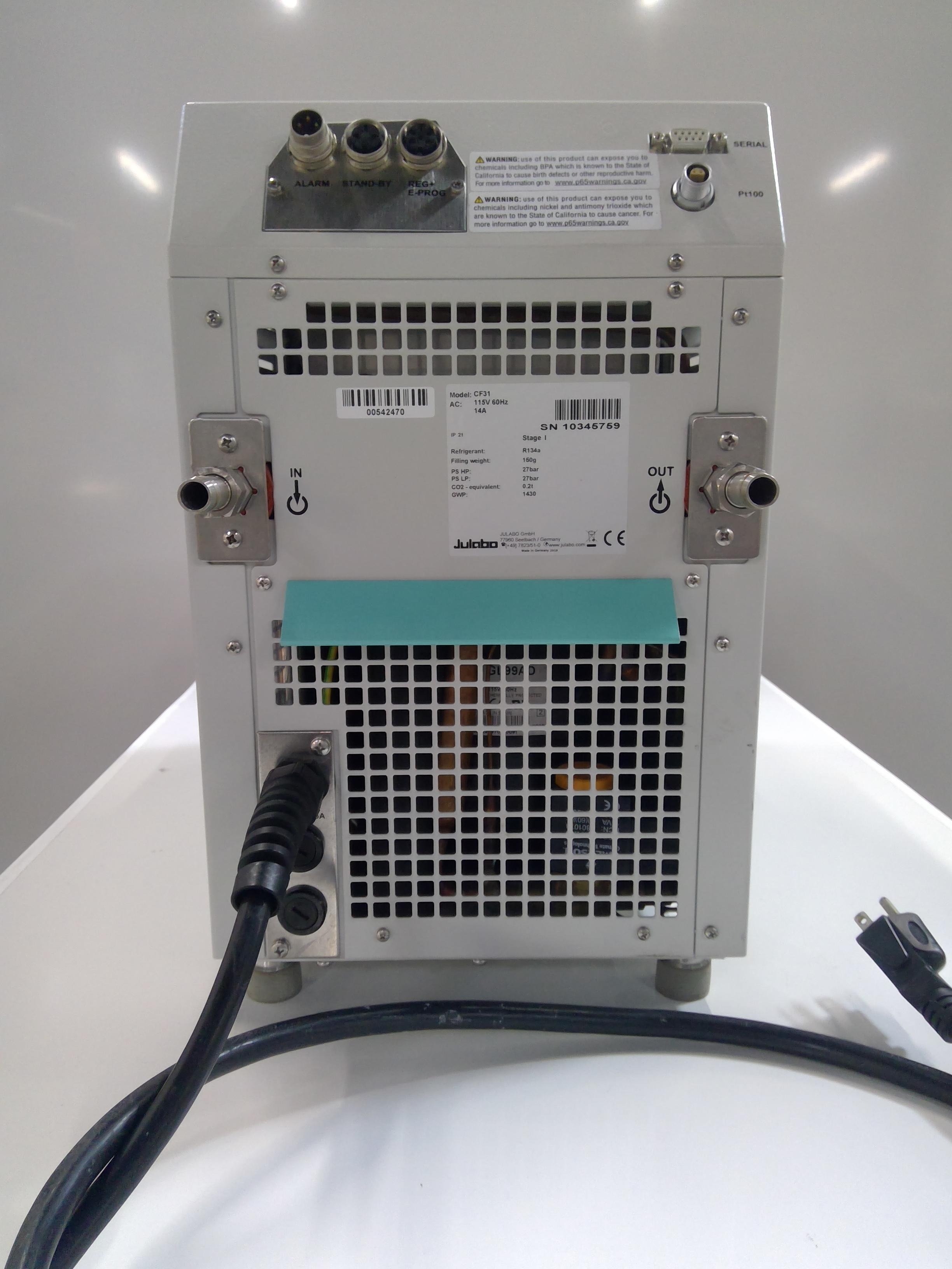 Julabo CF31 Circulator Refrigerated Heating 2kW 115V Compact 10345759