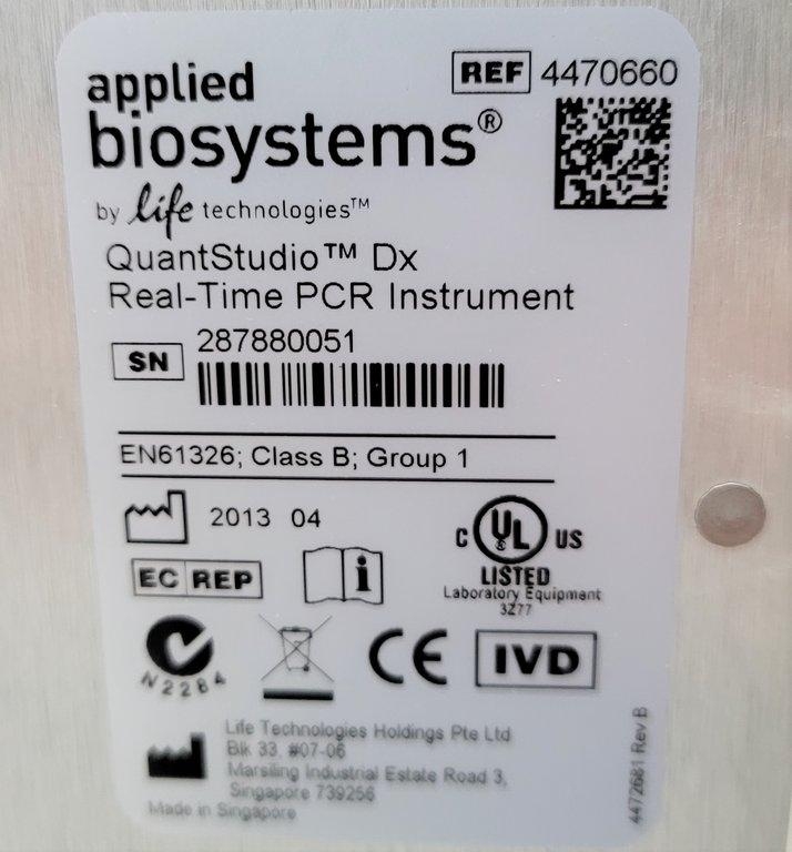 ABI 4470660 Real Time PCR Analyzer 96 Well IVD & TDM Modes High Sensitivity