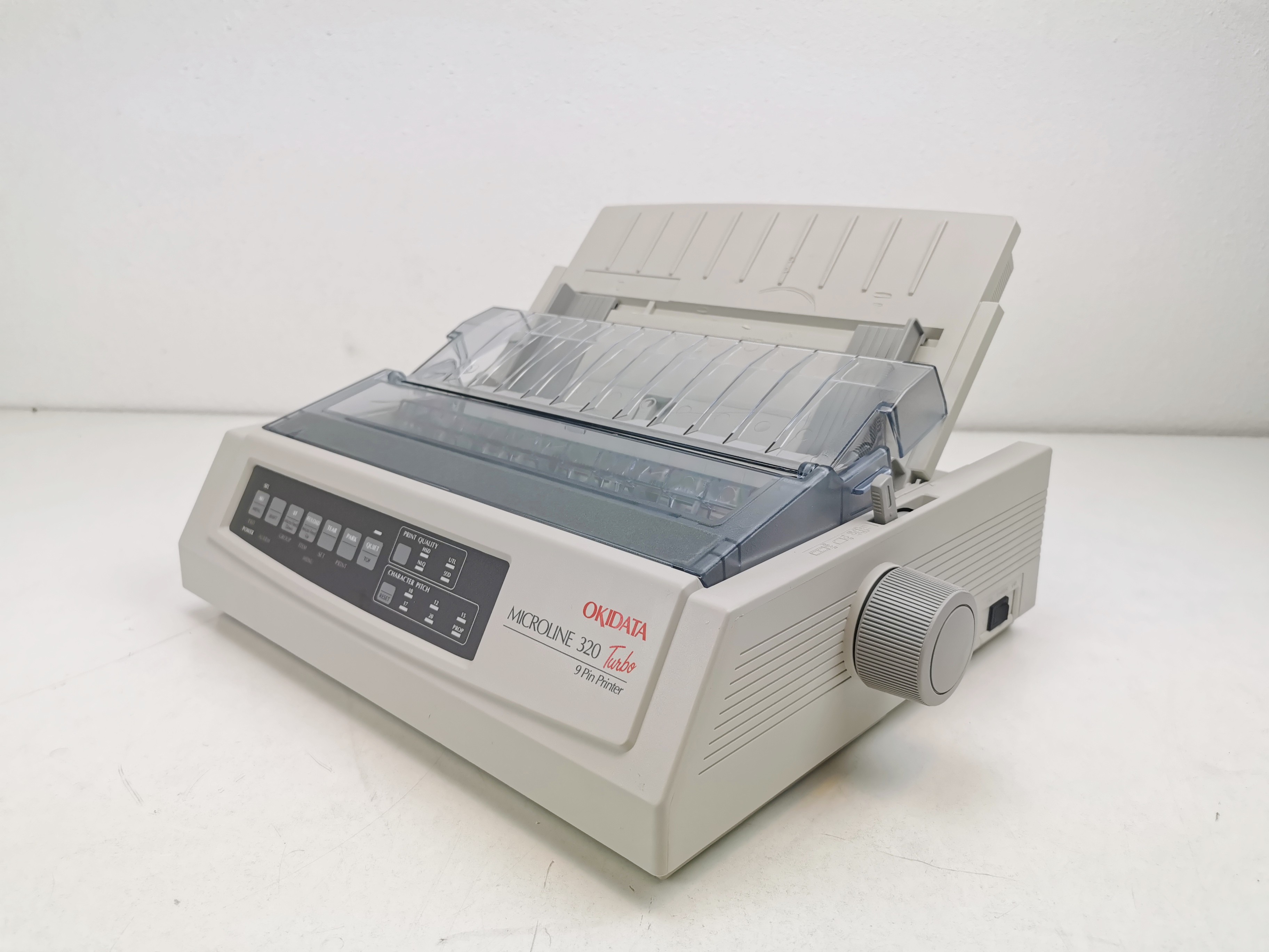 Okidata Microline 320 Turbo Printer 9-Pin Dot Matrix 435cps Turn-Key 230V