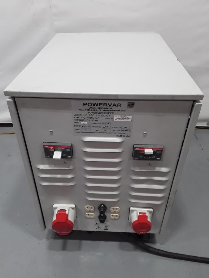 Powervar ABC15.0-20D40Y Power Conditioner 2000 GPI Series for 3-Phase Systems