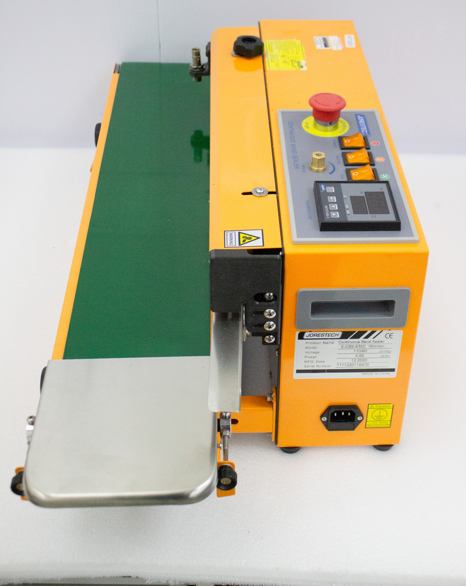 JORESTECH E-CBS-630D Packager Bag Sealer 120V 0-300C Industrial Use Versatile