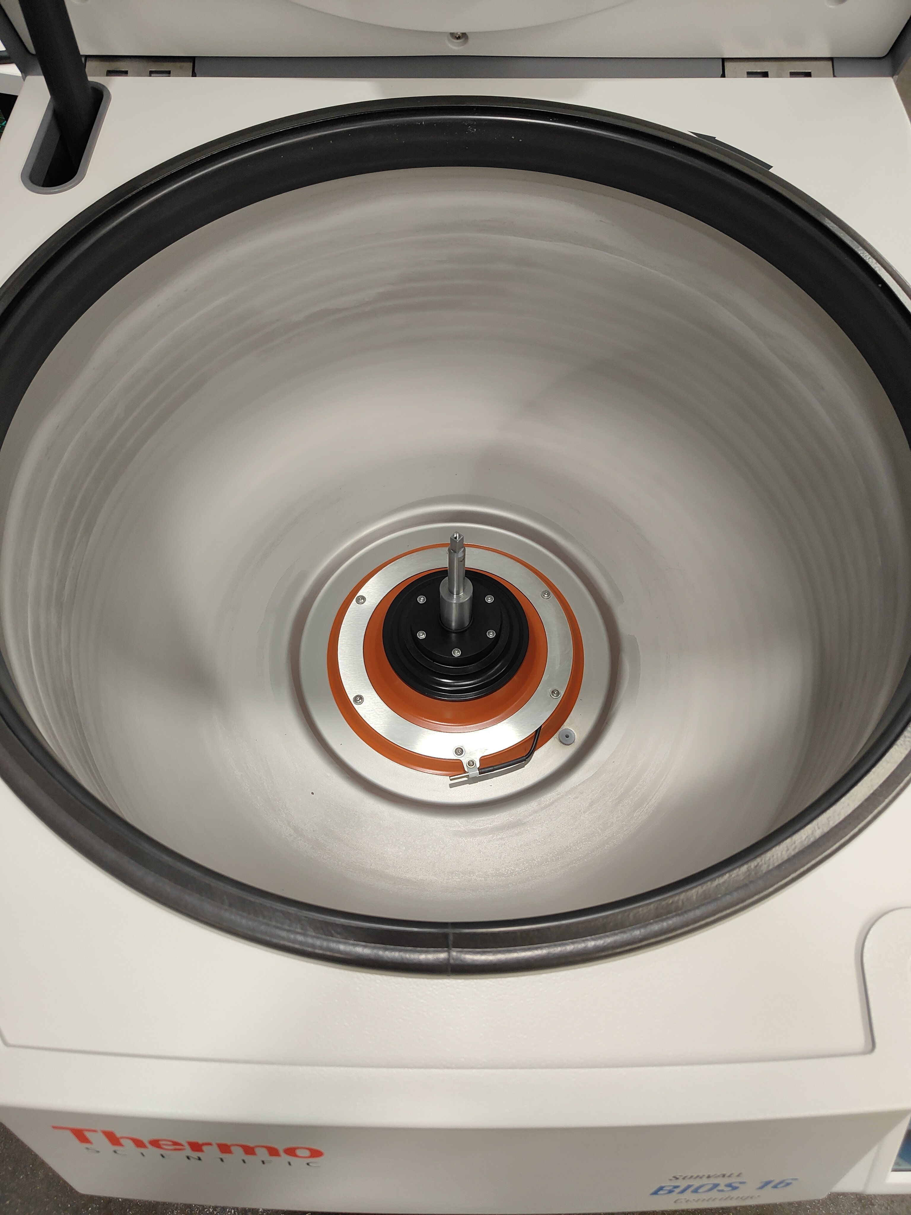 Thermo Sorvall BIOS 16 Centrifuge Process 16L Capacity 5400 RPM 8500xG Used