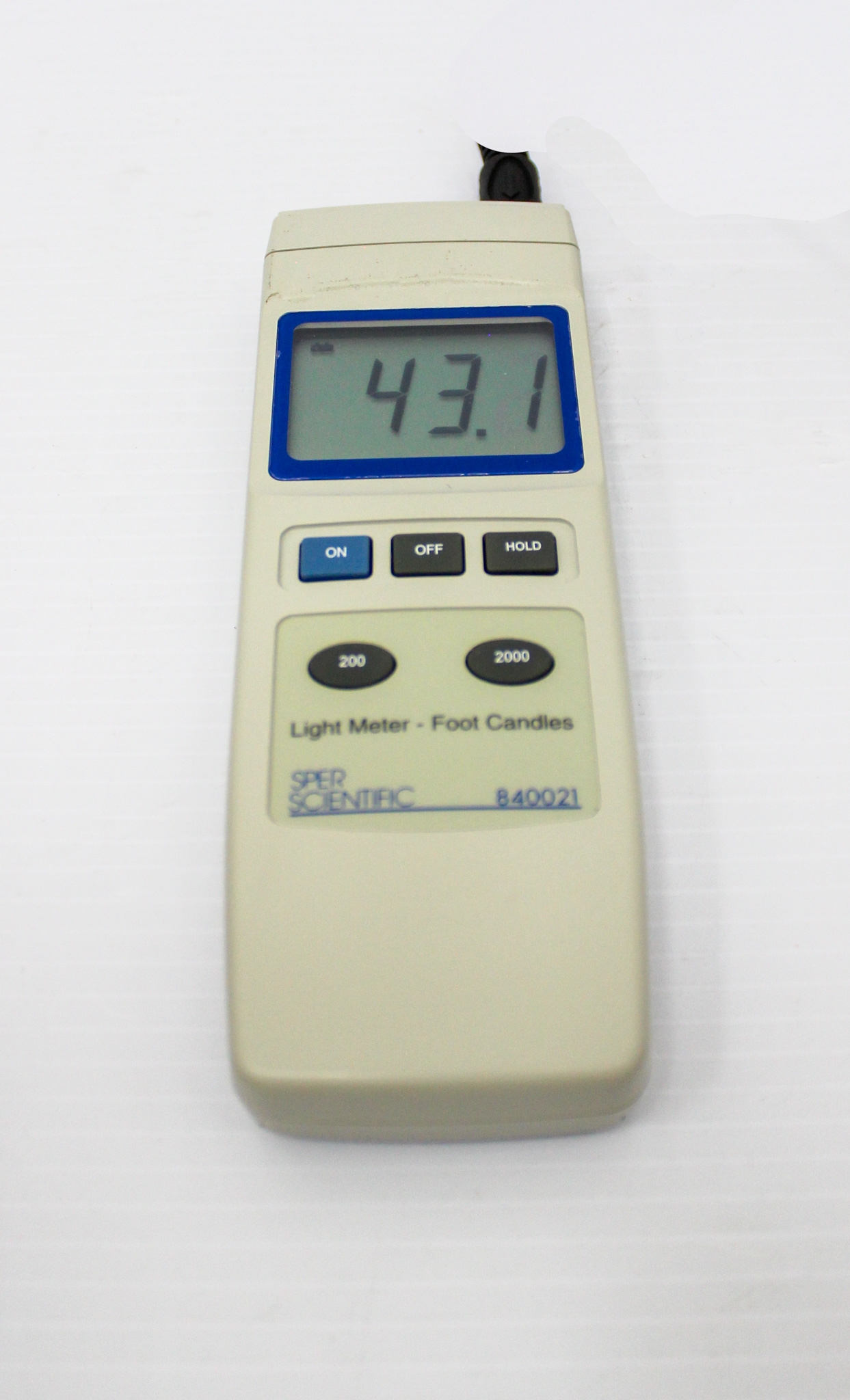 Sper Scientific 840021 Light Meter- Foot Candles, Accurate LED Measurement