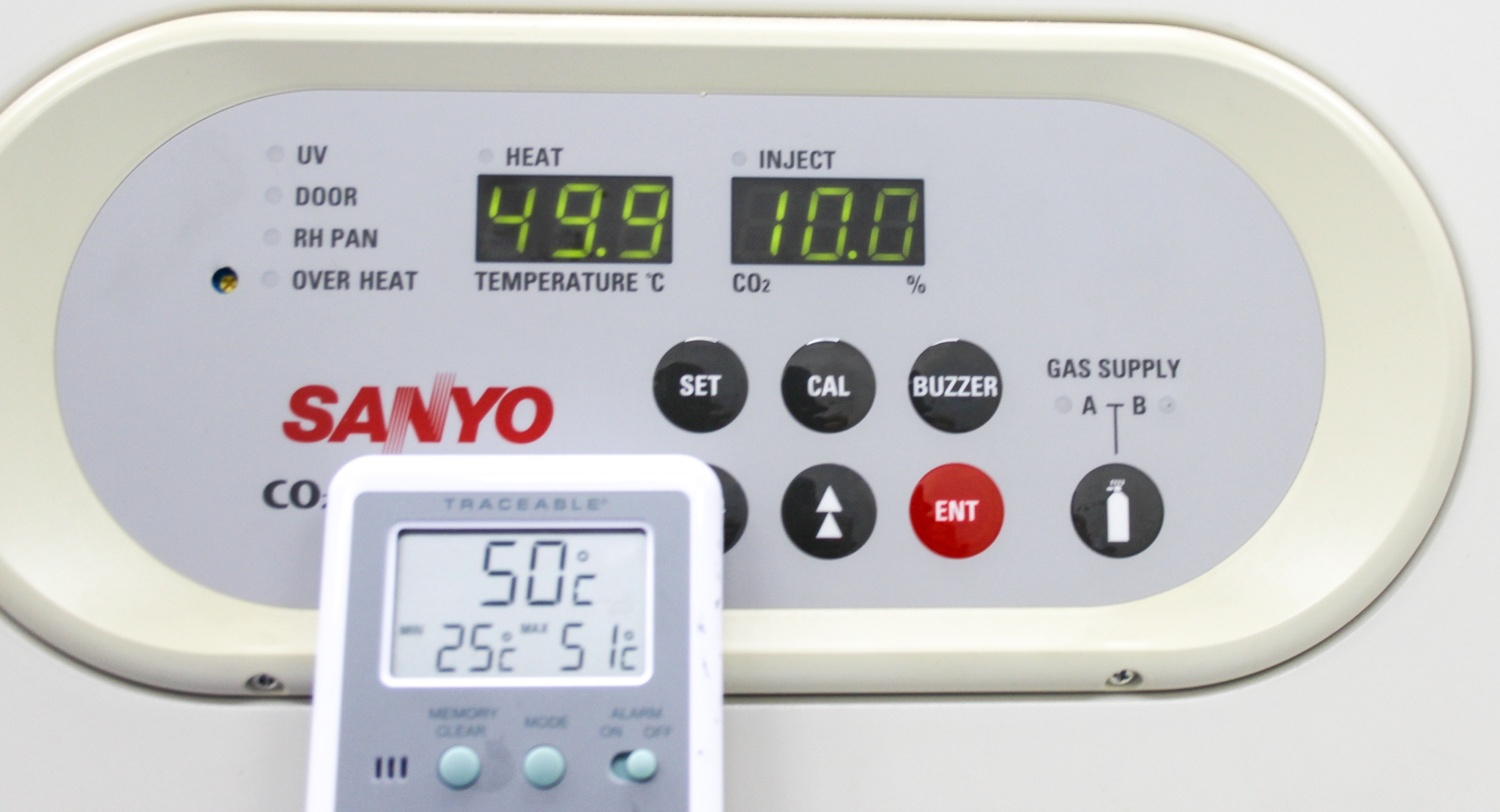 Sanyo MCO-20AIC CO2 Incubator Environmental Dual Stack 195L Precision Control
