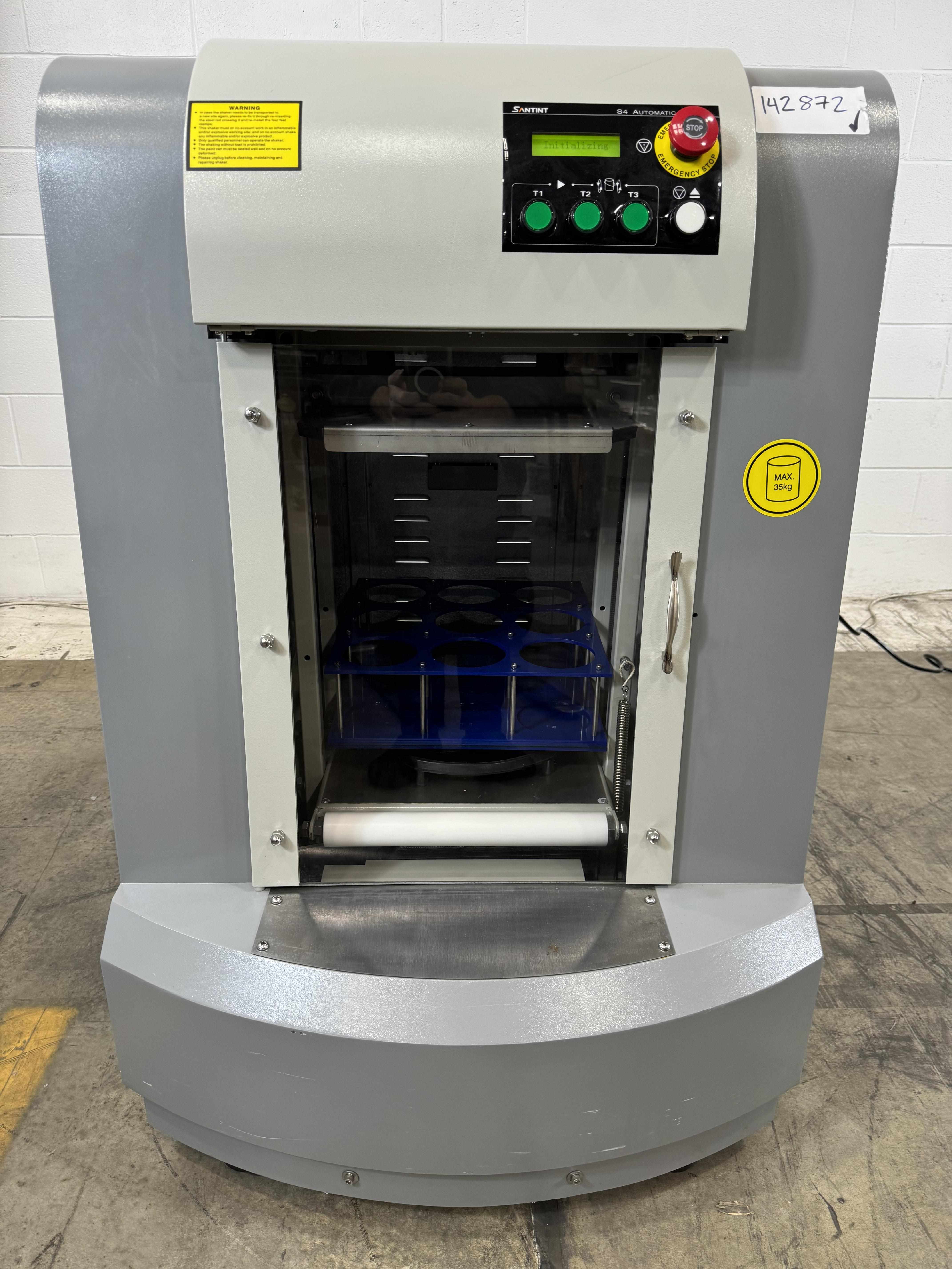 Santint S4 Automatic Elliptical Paint Shaker, Efficient Mixing, 77.16 lbs Capacity