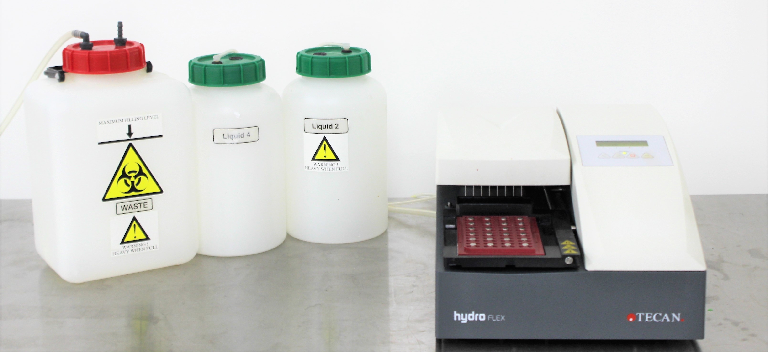 TECAN Hydroflex Plate Washer 96-Well Microplate Microplate Strip Washer 120V