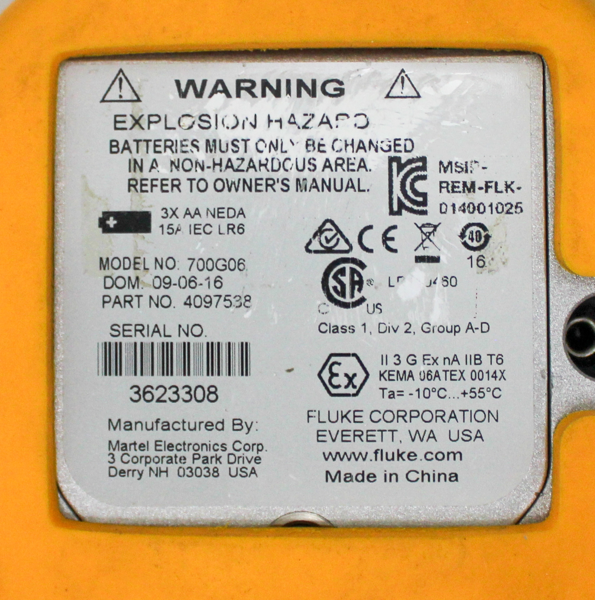 Fluke 700G06 Digital Pressure Gauge Calibrator Used 100PSIG Precision