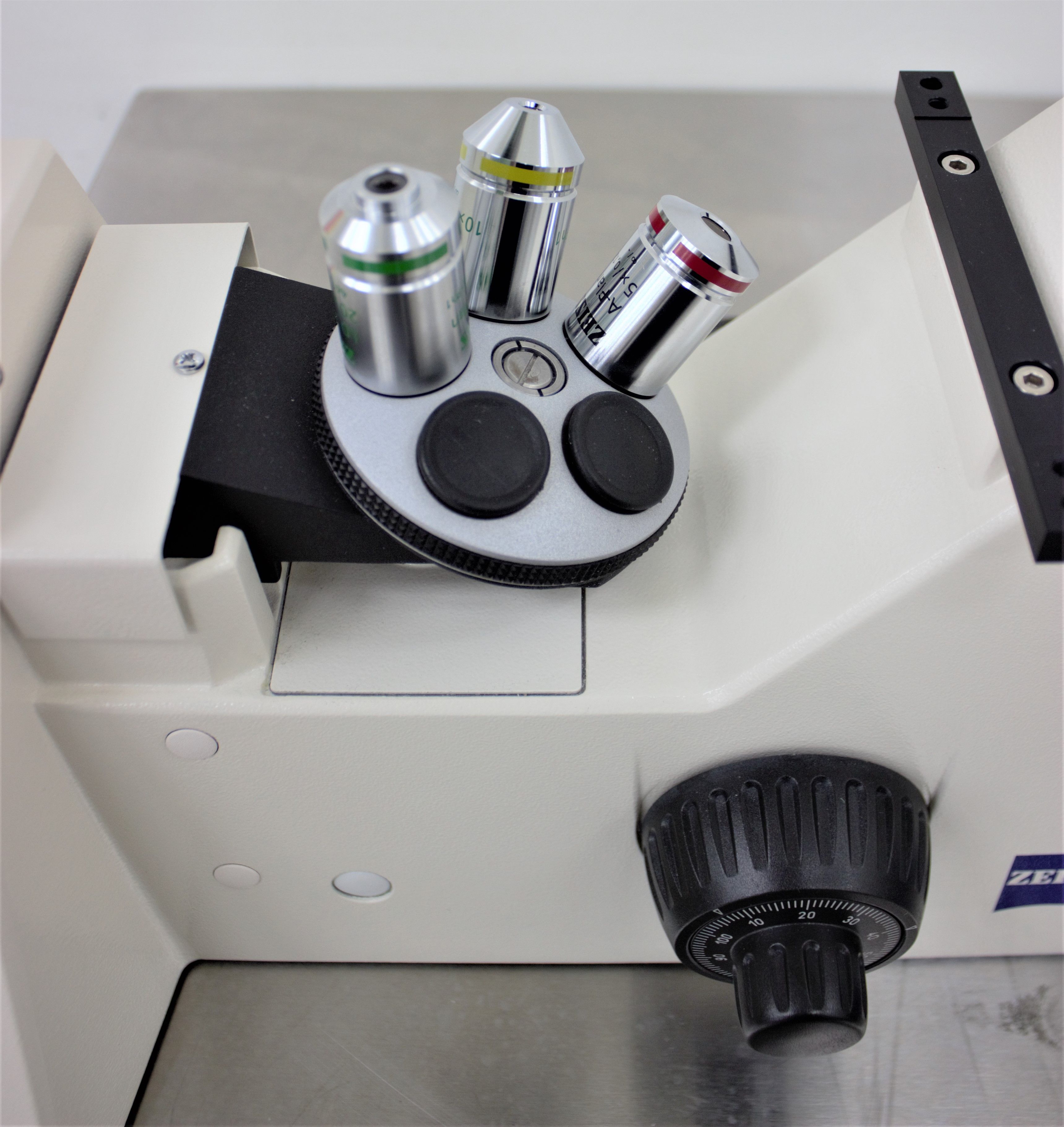 Zeiss Invertoscope 40 C Inverted Microscope for Phase Contrast 5x 10x 20x
