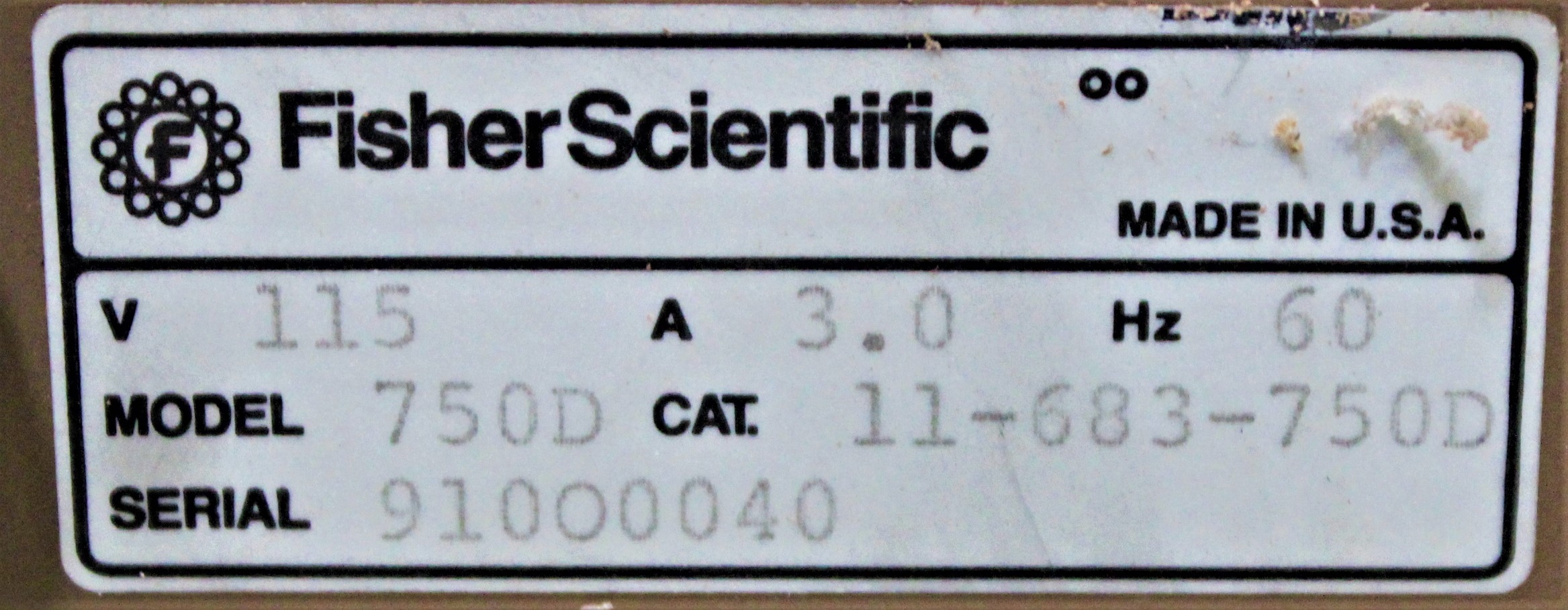 Fisher Scientific 750D Isotemp Incubator 30-75C Temp Range