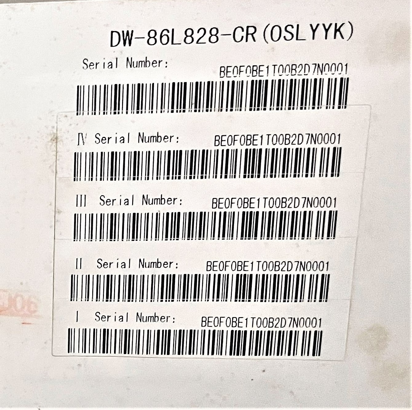 Haier DW-86L828 ULT Freezer -86C 828L 220V 50Hz LED Alarms New China
