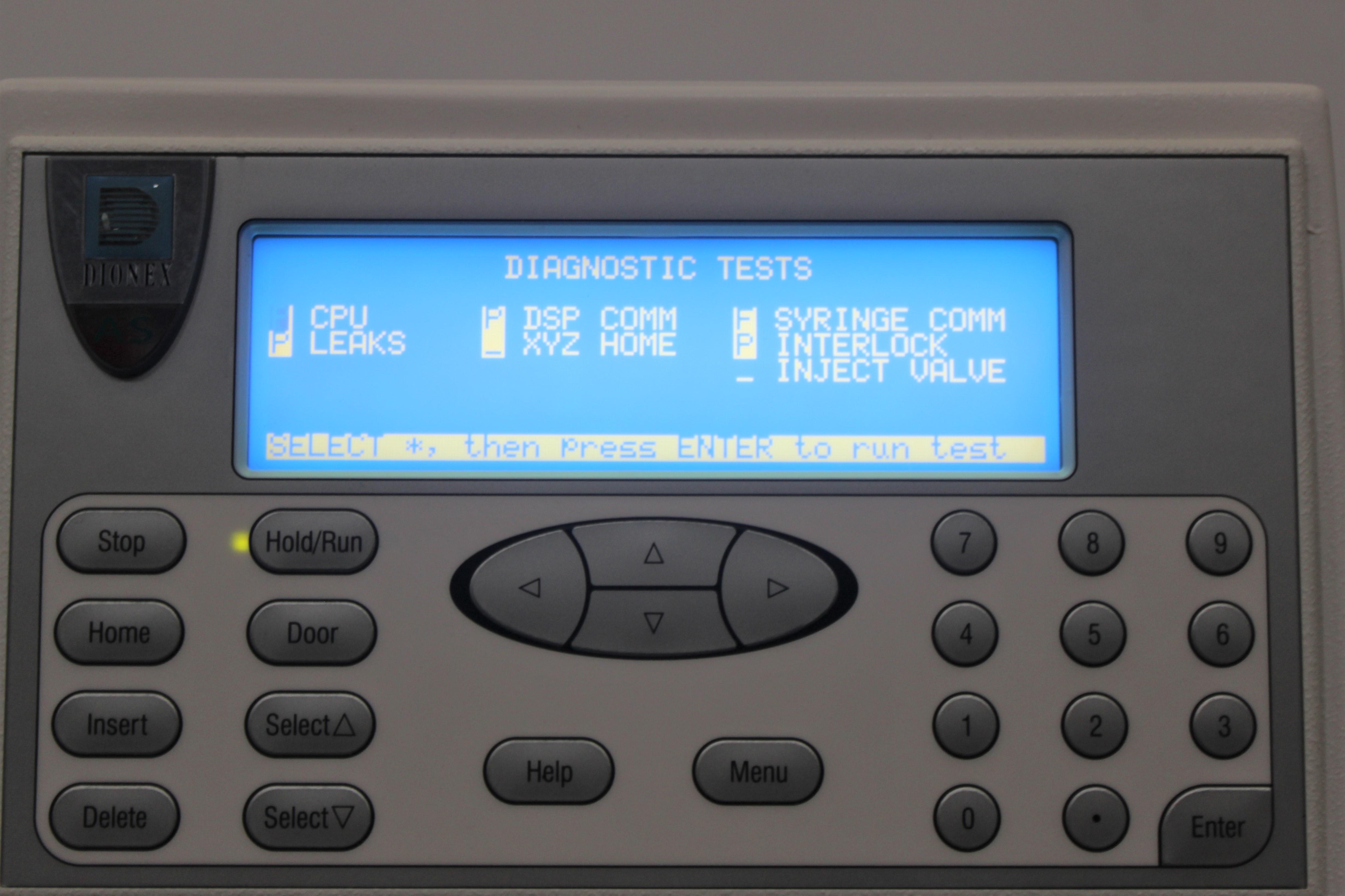 Dionex AS-1 Autosampler Lab Equipment Precise Sample Injection Delivery