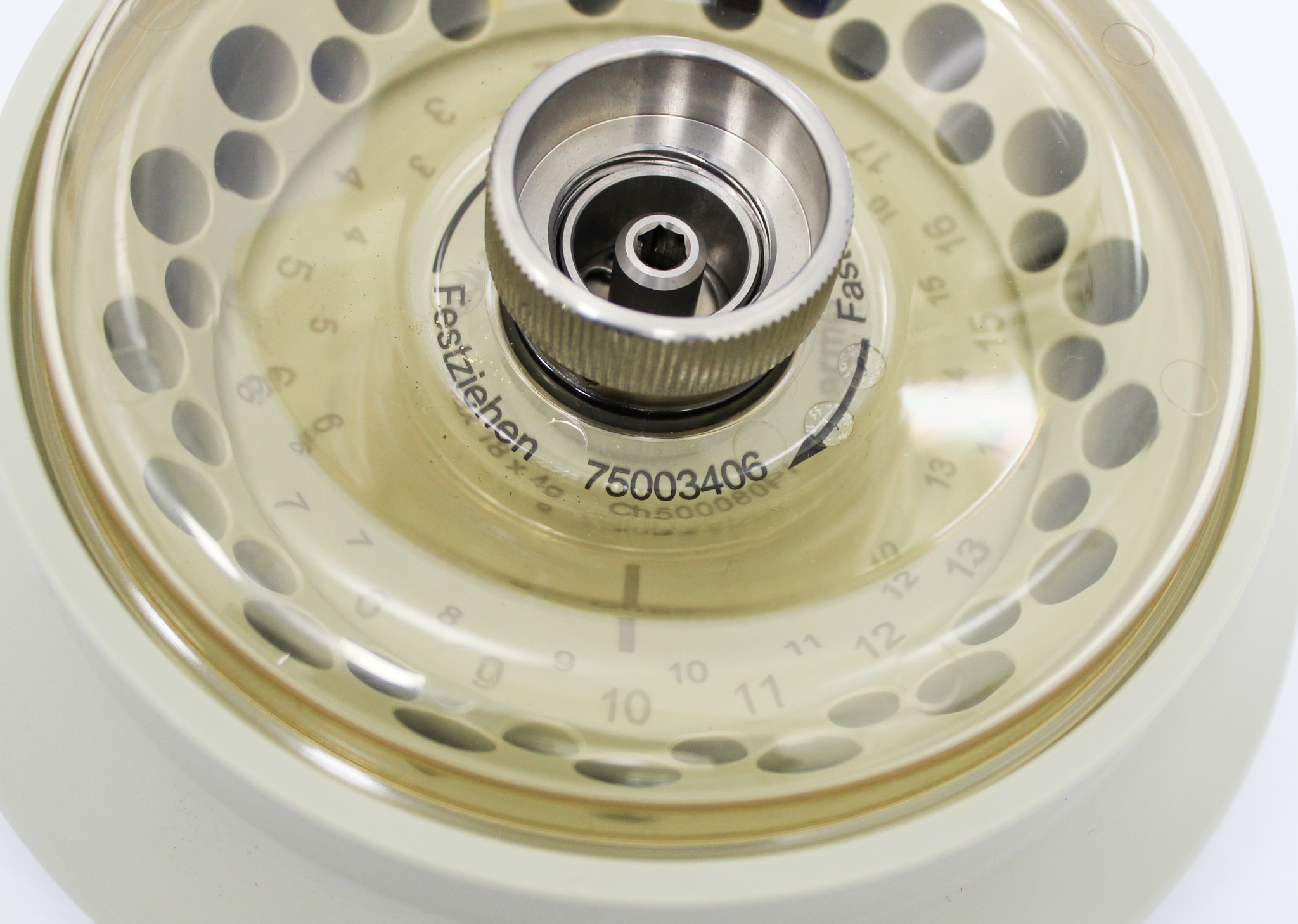 Thermo 75003418 Rotor 14800RPM 18x2.0/0.5mL Screw-On-Lid Centrifuge Part