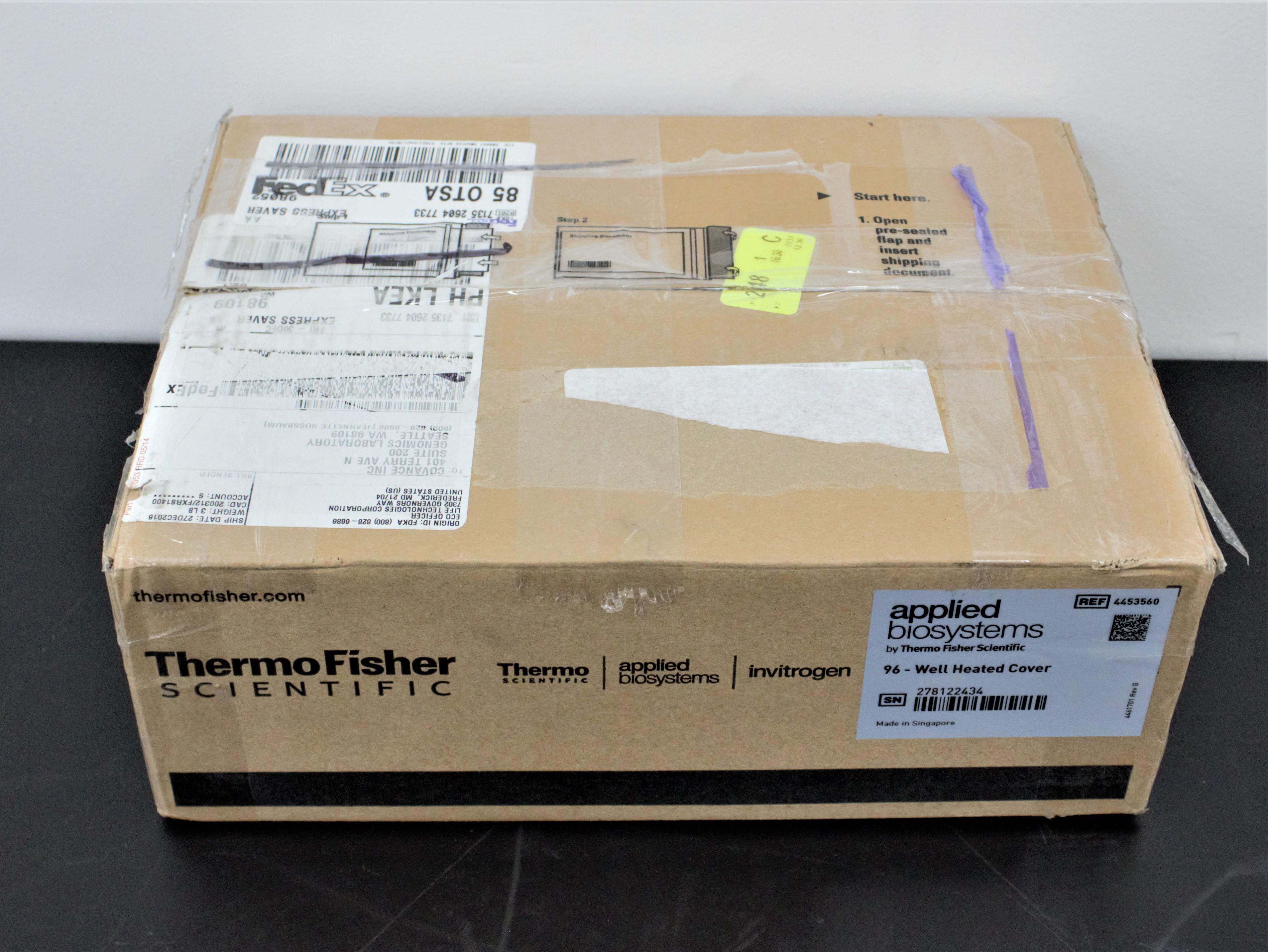 Thermo 96-Well Heated Cover Accessory New Opened Box 4453560 Functional