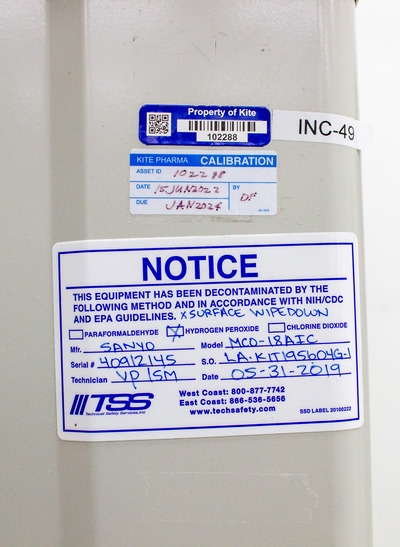 Sanyo MCO-18AIC CO2 Incubator Direct Heat 170L Capacity USA Made