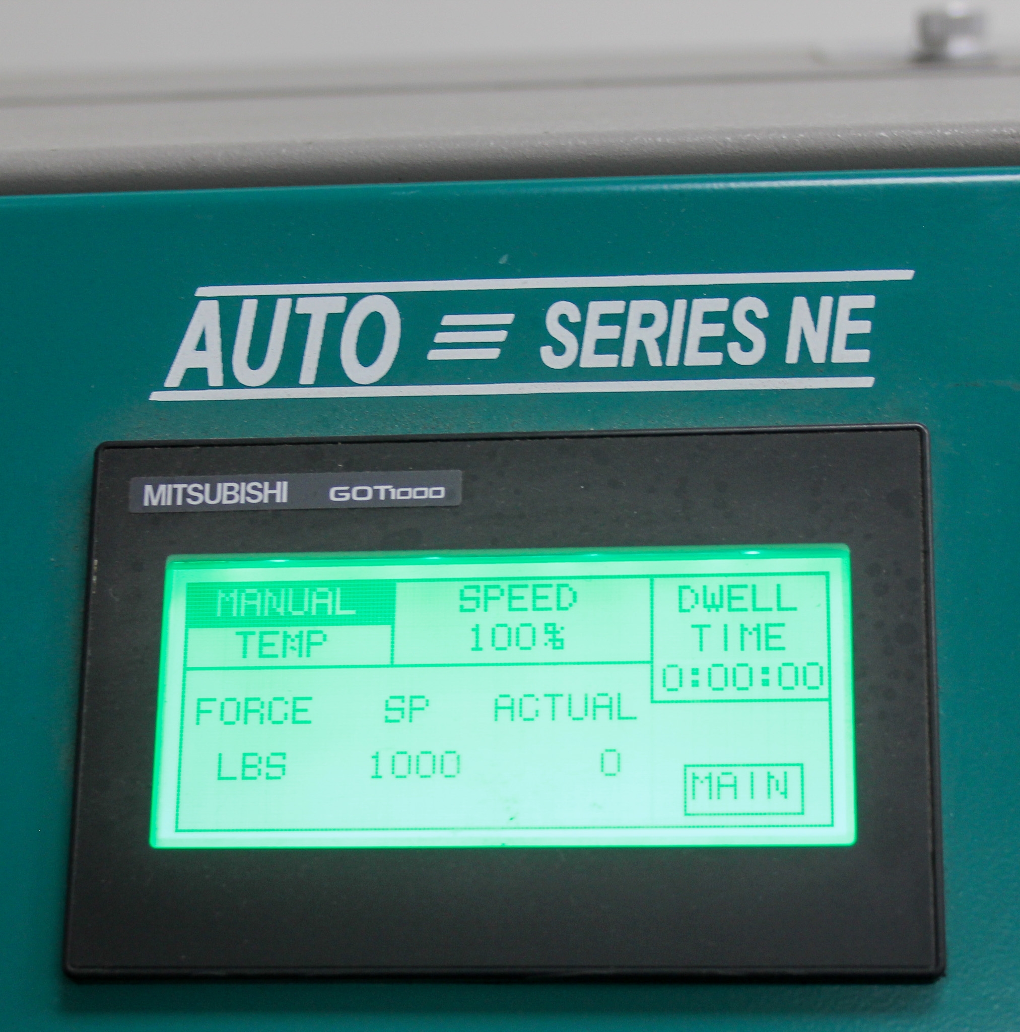 Carver 3890 Hydraulic Lab Press 15 Ton Auto Series Plus Used