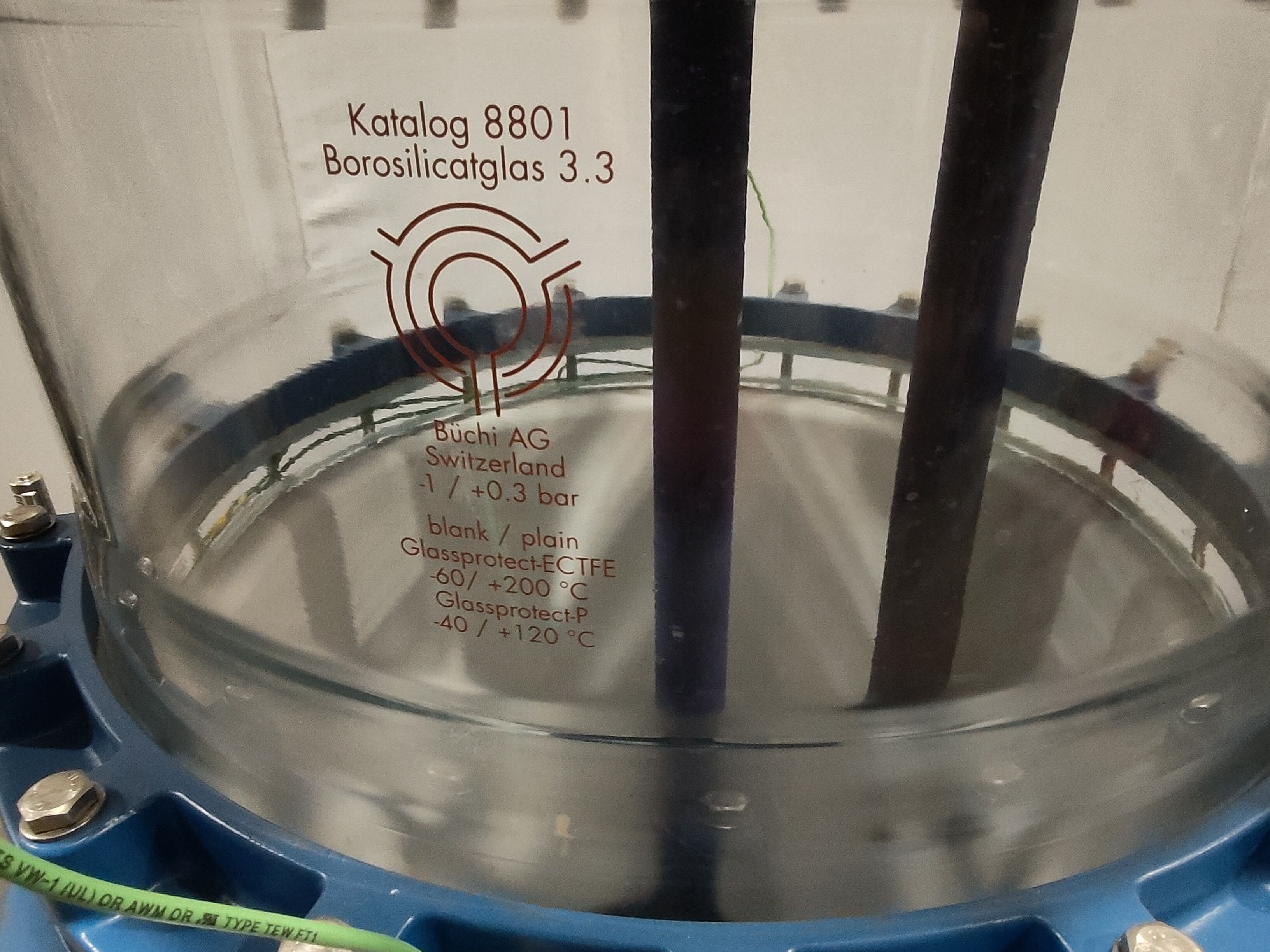 BUCHI Custom Buchi Pilot Plant Evaporator, 243L Reactor, TCU Controlled