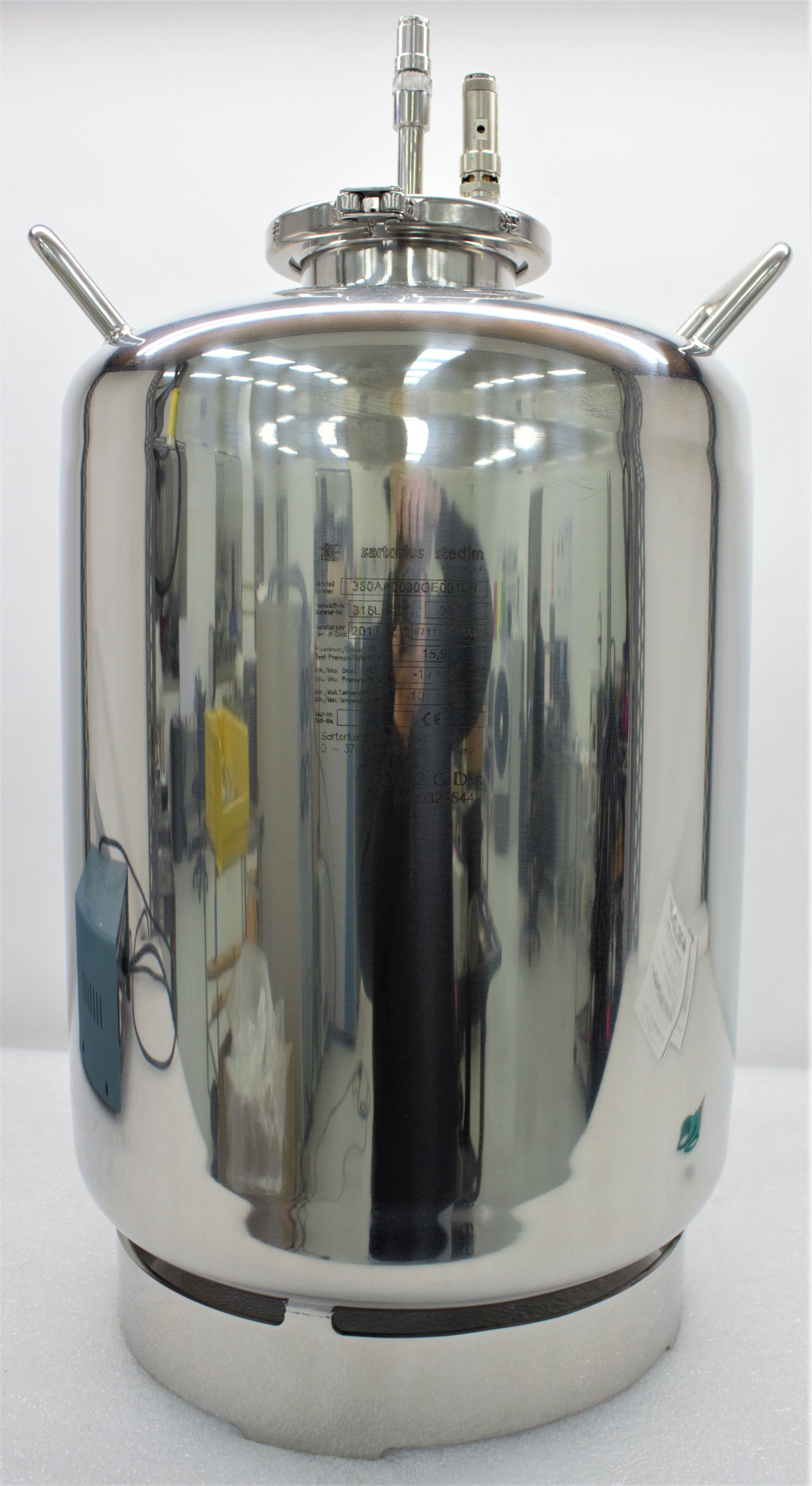 Sartorius Stedim Pressure Vessel 316L Benchtop Filtration Diafiltration Pressure