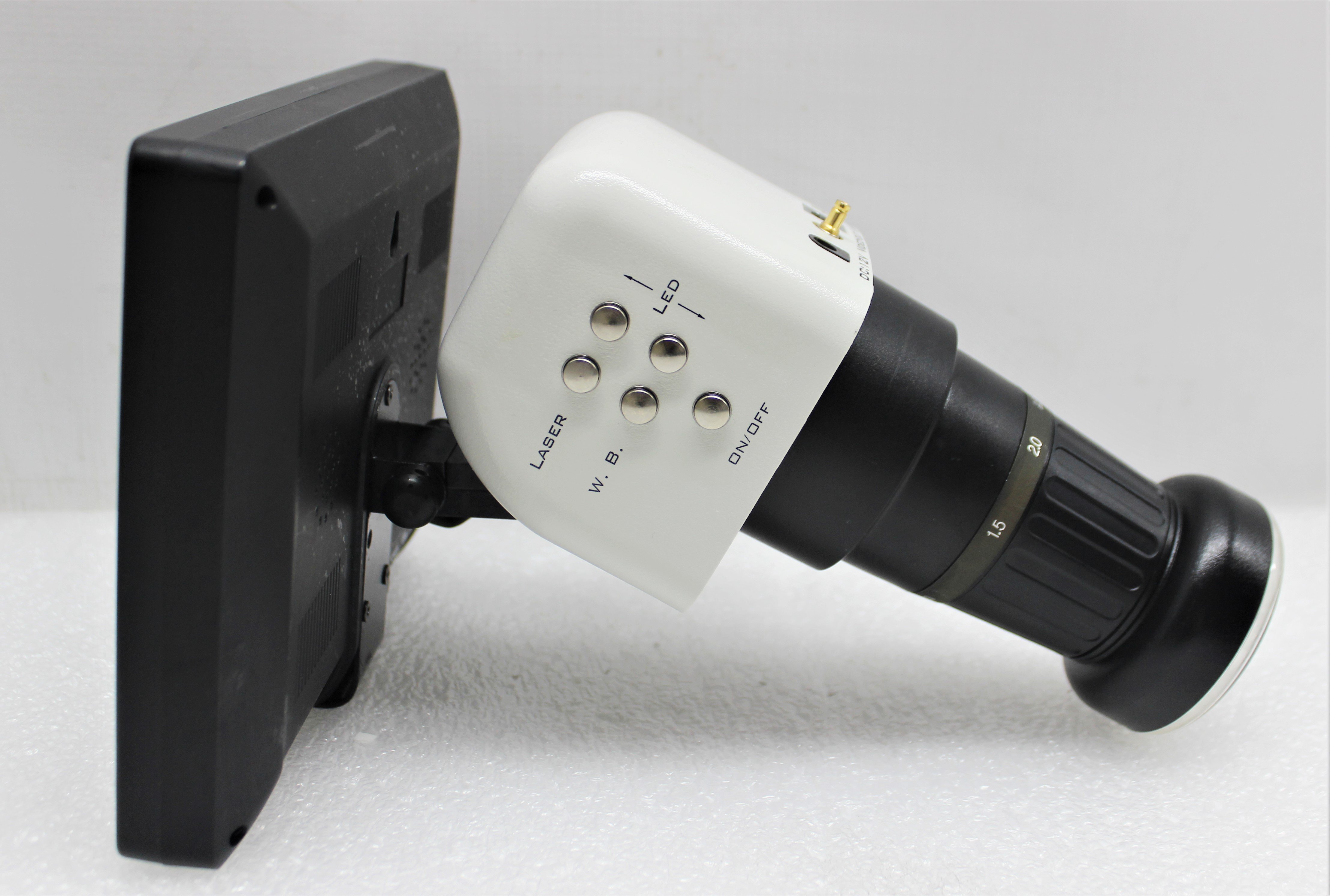 Unknown 8 in LCD Video Zoom Microscope 0.35x-2.25x LED Illumination